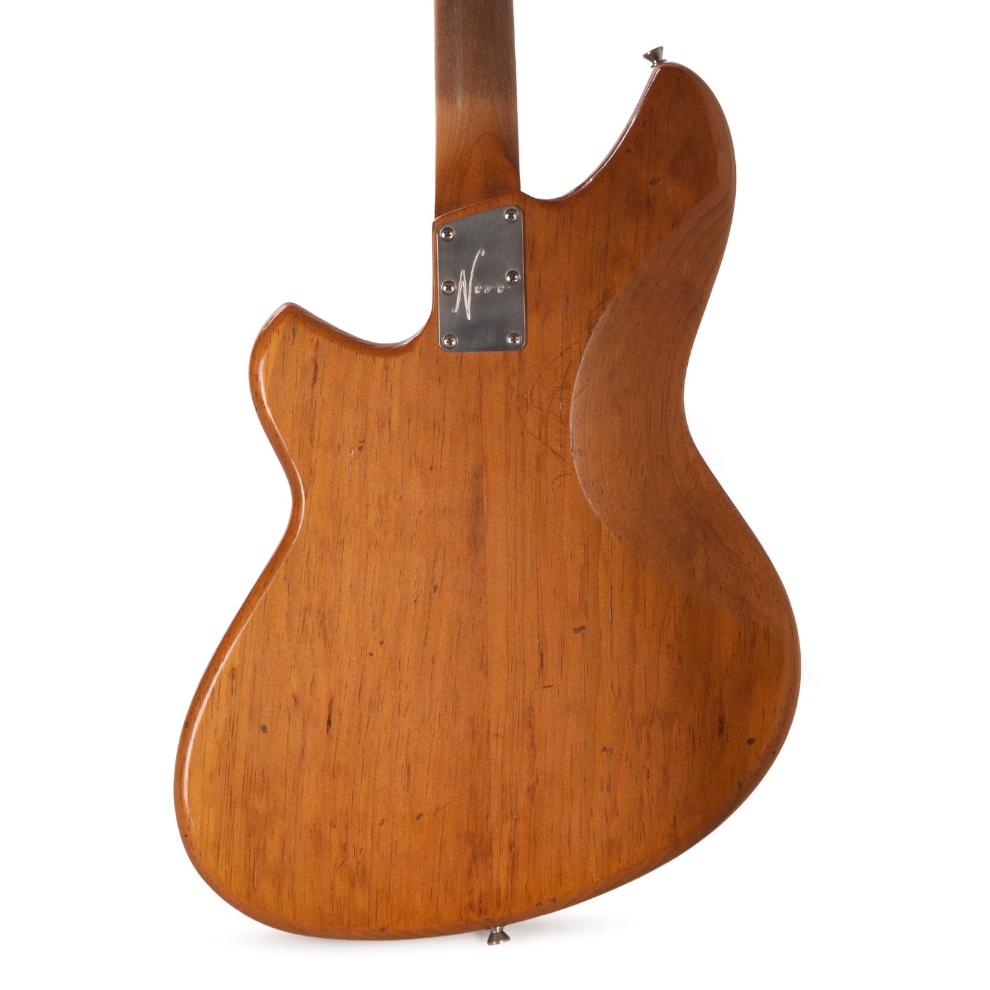 Novo Custom Ivorus Bass Amber Light Distress Amber w/Lollar Jazzmaster Bass Electric Guitars / Solid Body