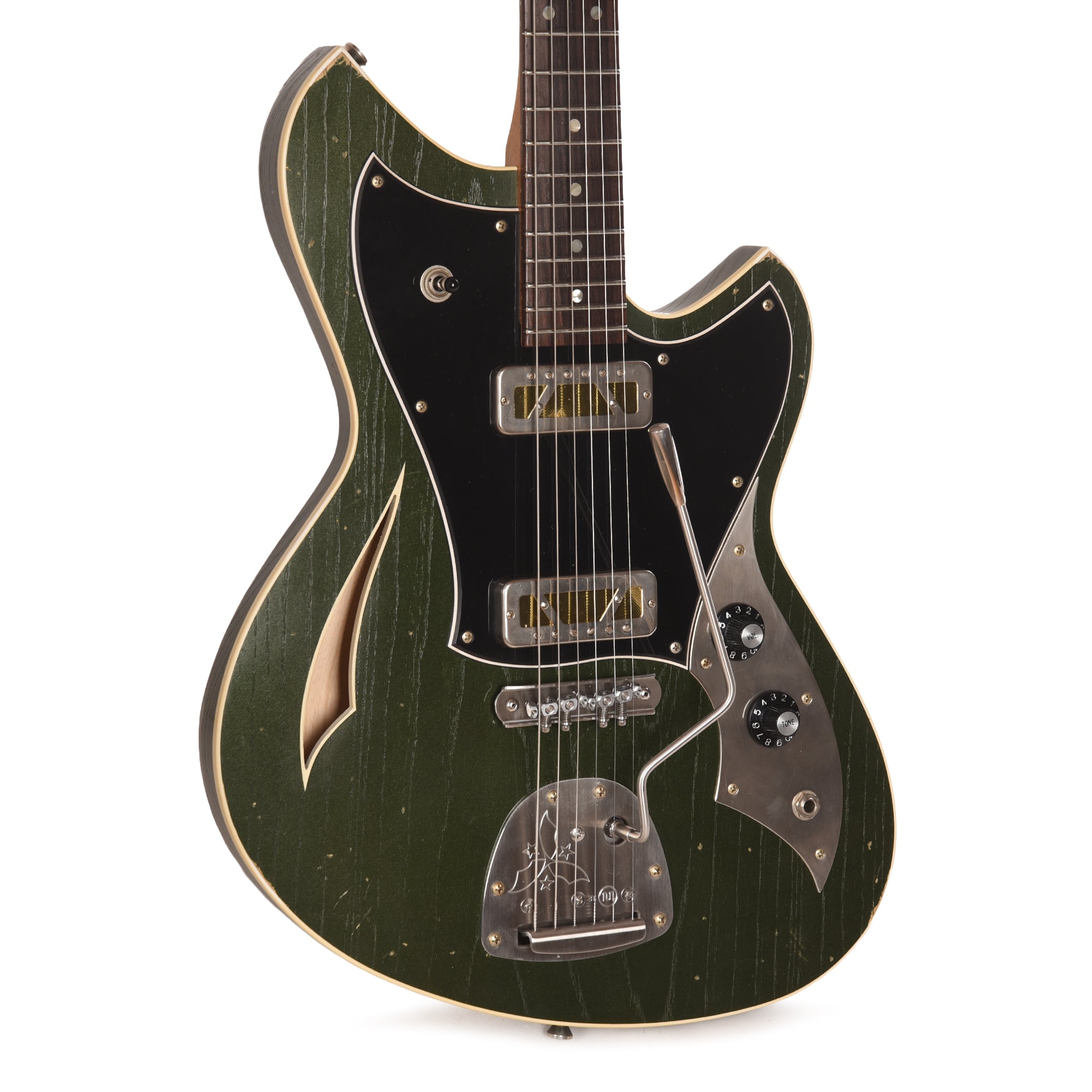 Novo Custom Miris J Cadillac Green Light Distress w/Lollar Gold Foils Electric Guitars / Solid Body