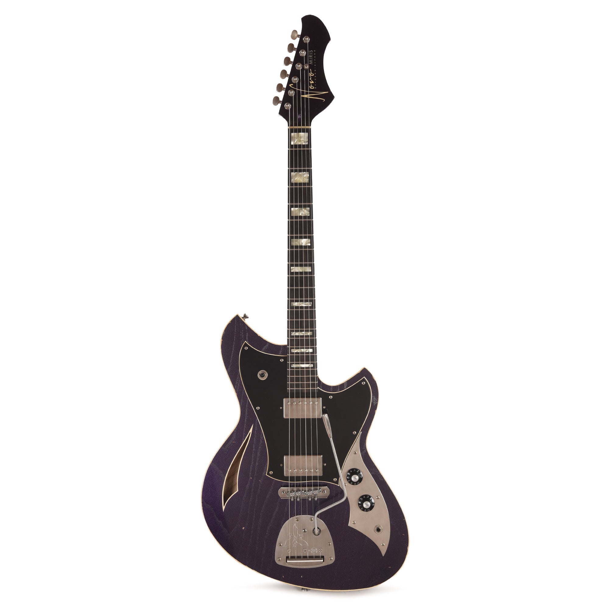 Novo Custom Miris J Purple Stranger Light Distress w/Fralin Pure PAFs Electric Guitars / Solid Body