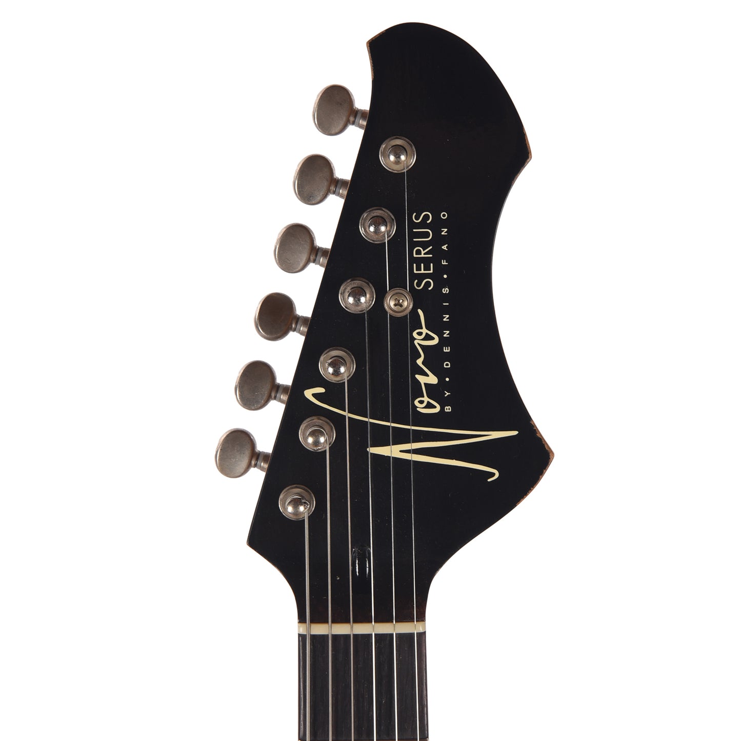 Novo Custom Serus J Light Distress Bull Black w/Matching Headstock & Fralin Pure PAF Humbuckers Electric Guitars / Solid Body