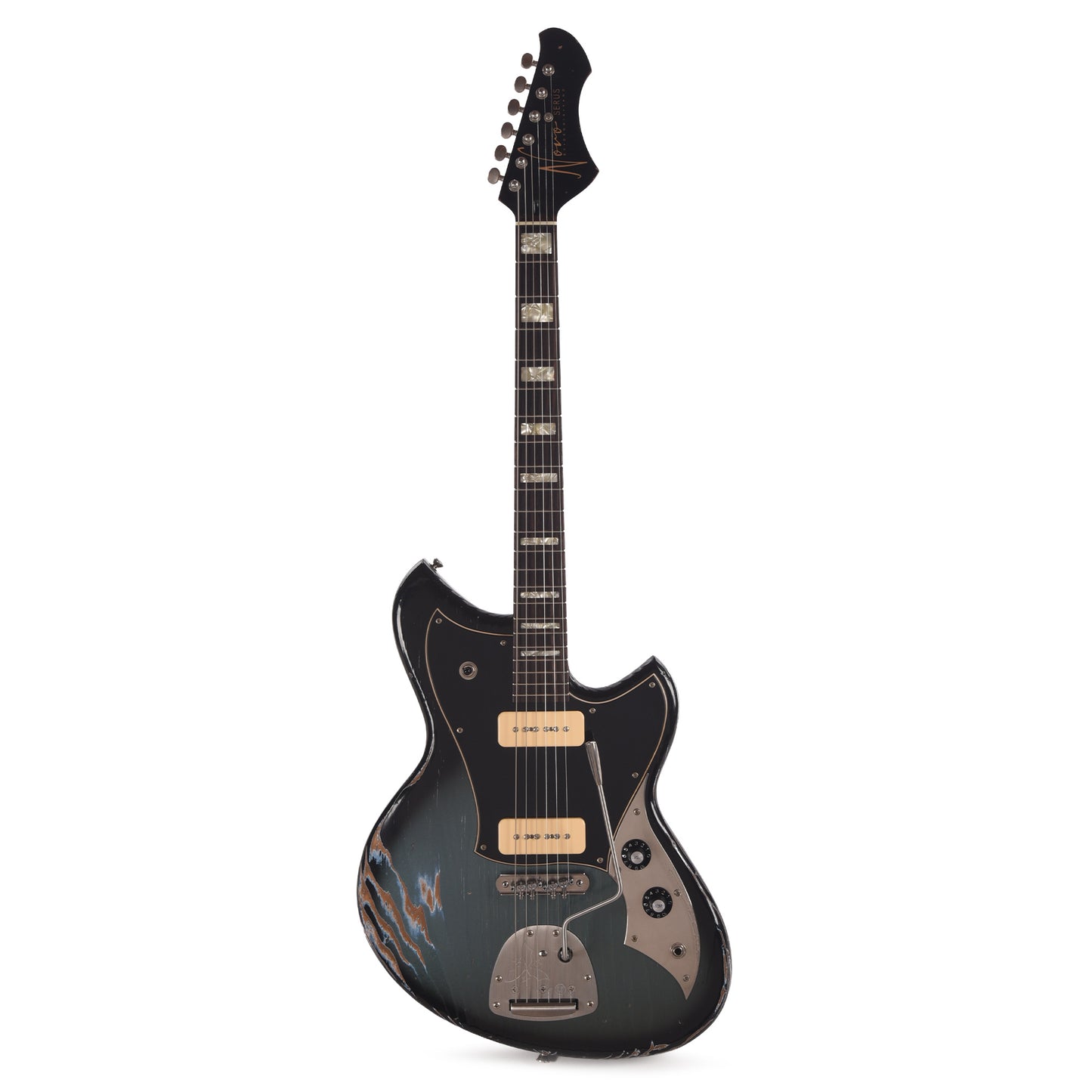 Novo Custom Serus J Medium Distress Pelham Burst w/Fralin P90 Pickups Electric Guitars / Solid Body