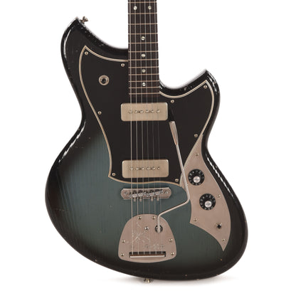 Novo Custom Serus J Pelham Burst Light Distress w/Nickel Fralin P90s Electric Guitars / Solid Body
