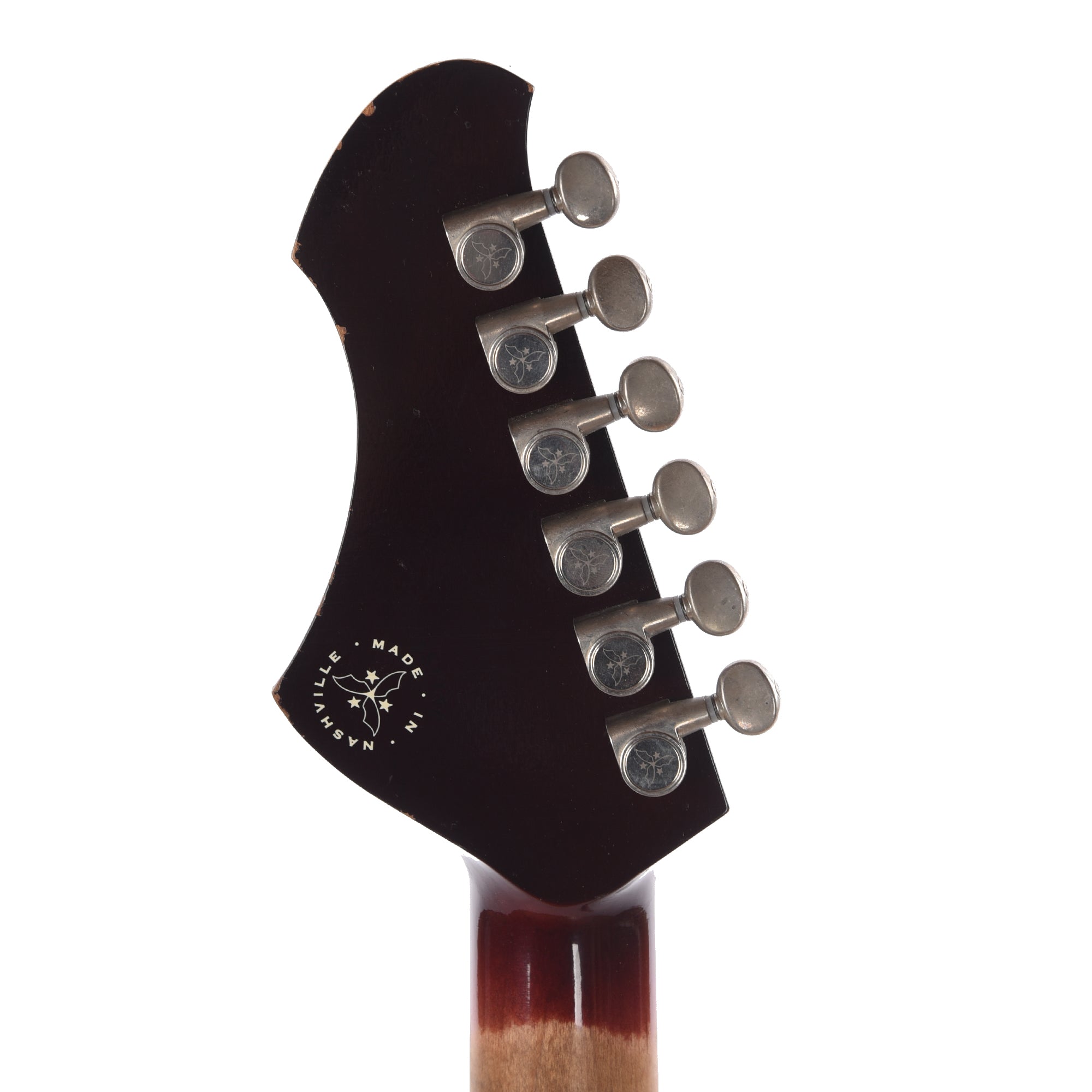 Novo Dealer Limited Chambered Serus P2 Bonfire w/Dark Cherry Back Light Distress Electric Guitars / Solid Body
