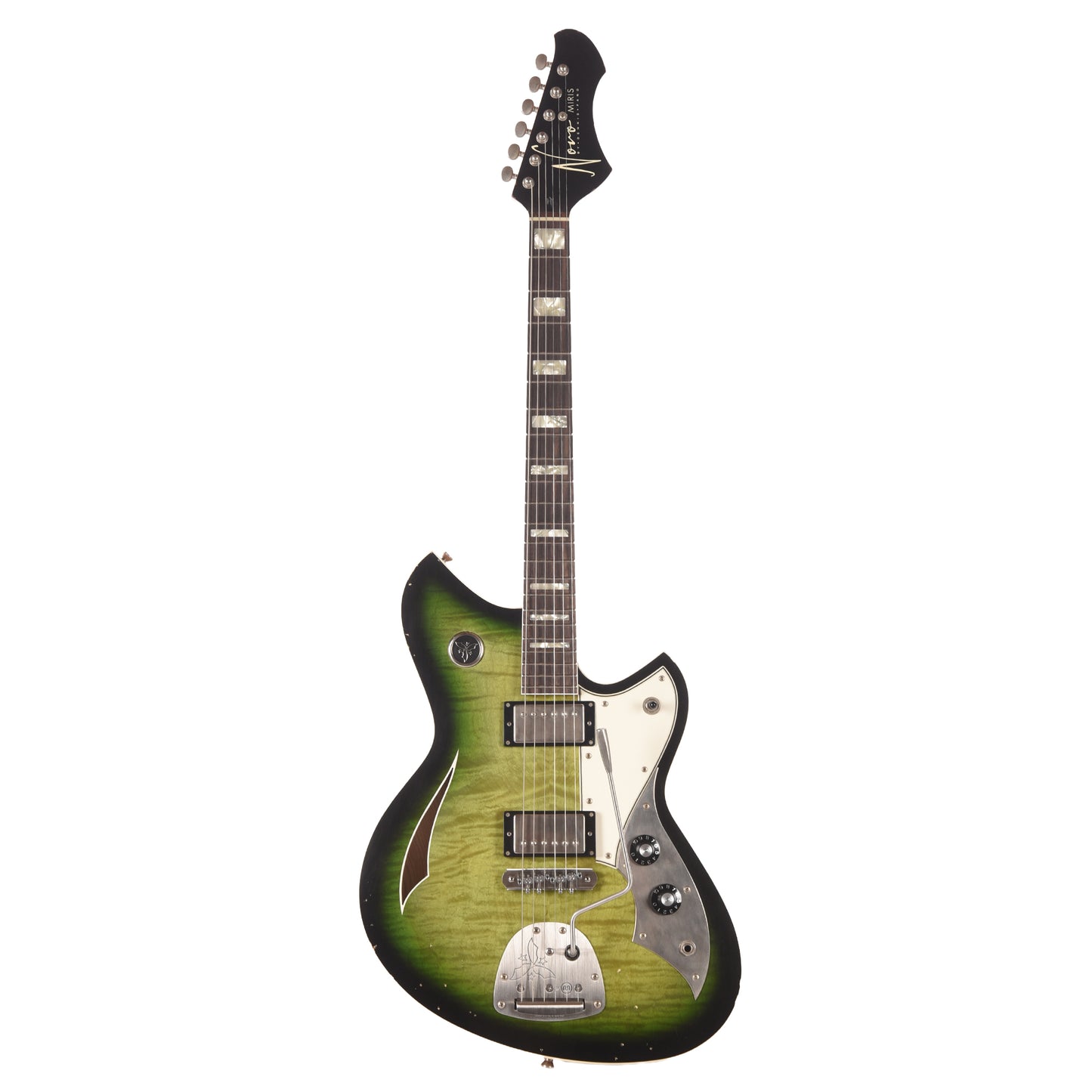 Novo Dealer Limited Miris JHH Cat's Eye Burst Light Distress w/Lollar Low-Wind Imperials (Displayed at NAMM 2026, Signed by Dennis Fano) Electric Guitars / Solid Body