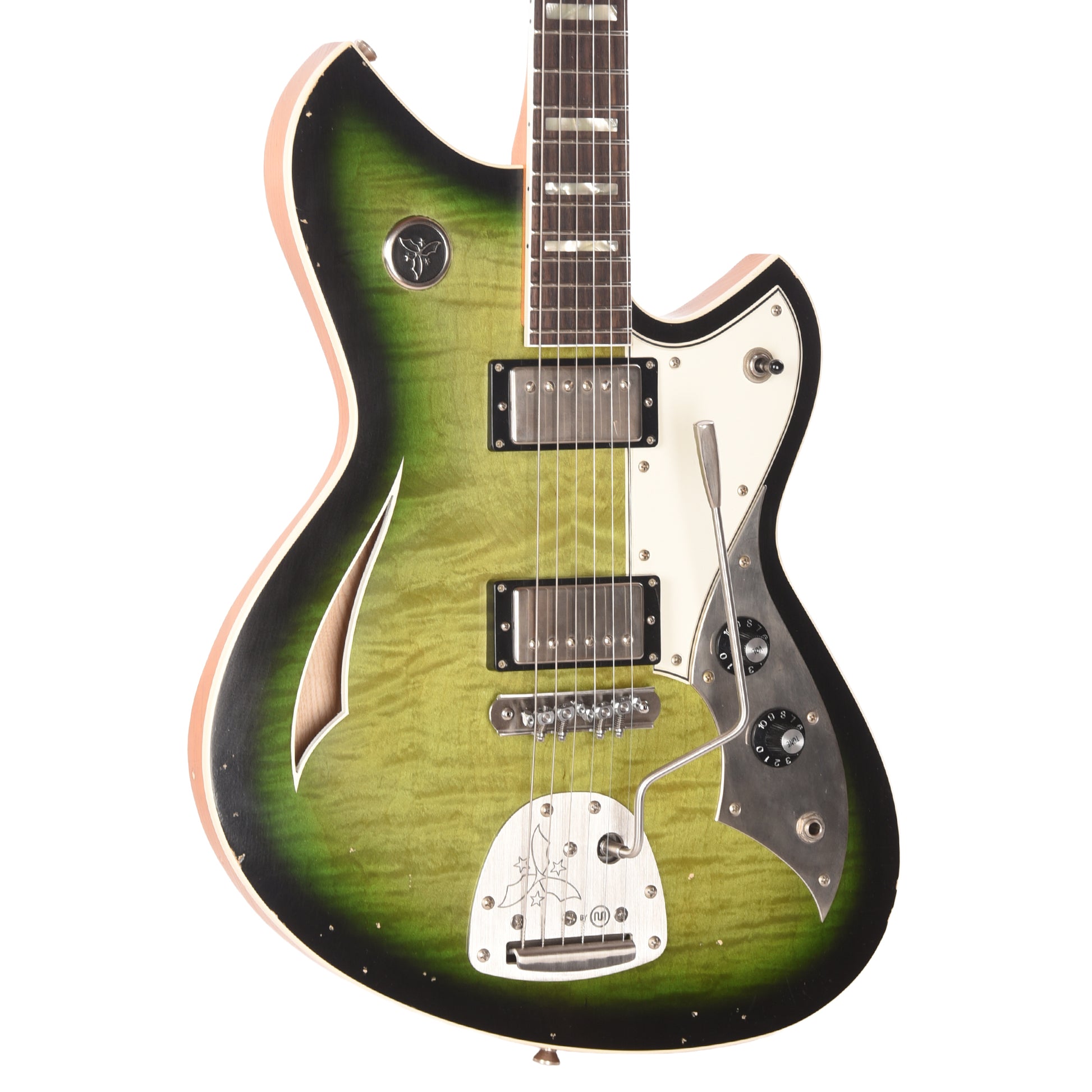 Novo Dealer Limited Miris JHH Cat's Eye Burst Light Distress w/Lollar Low-Wind Imperials (Displayed at NAMM 2026, Signed by Dennis Fano) Electric Guitars / Solid Body