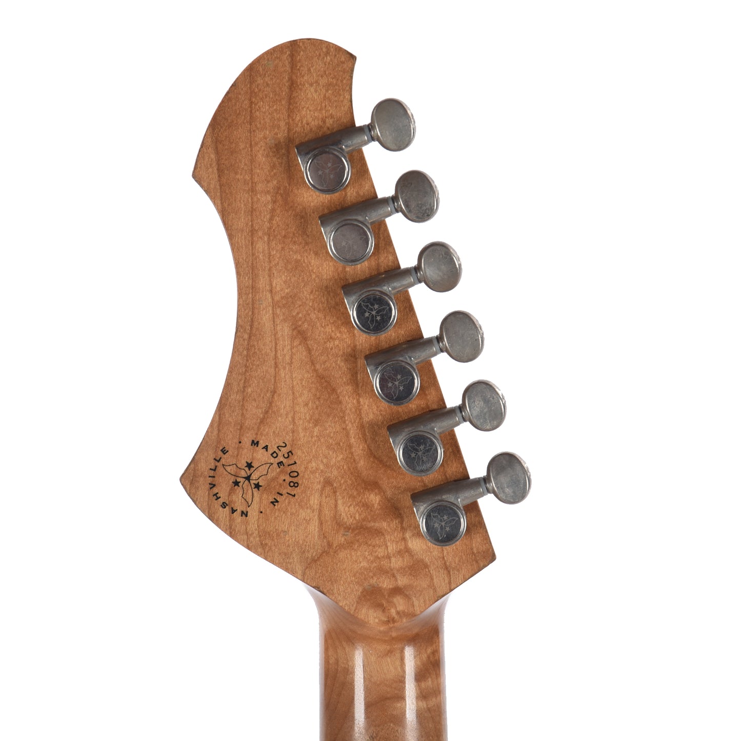Novo Dealer Limited Nucleus Serus J Olympic White Over Candy Apple Red Medium Distress Electric Guitars / Solid Body