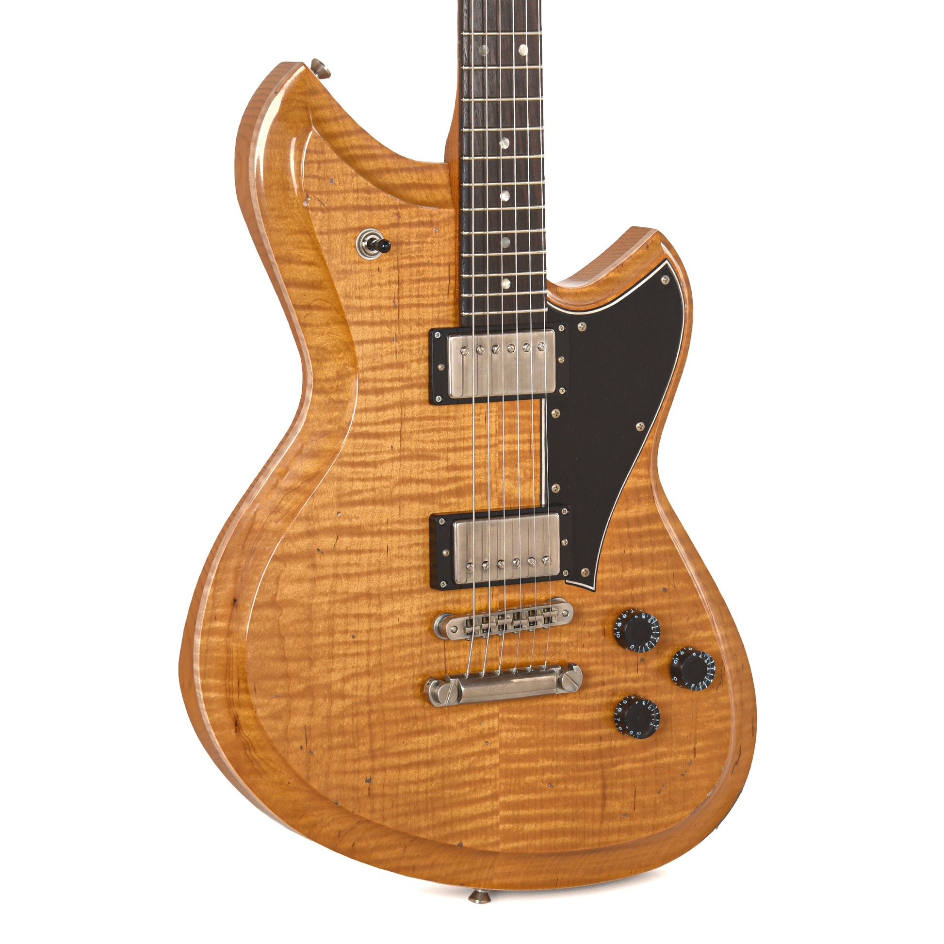 Novo Dealer Limited Serus Chambered H2 Amber Light Distress w/Lollar Low-Wind Imperials Electric Guitars / Solid Body