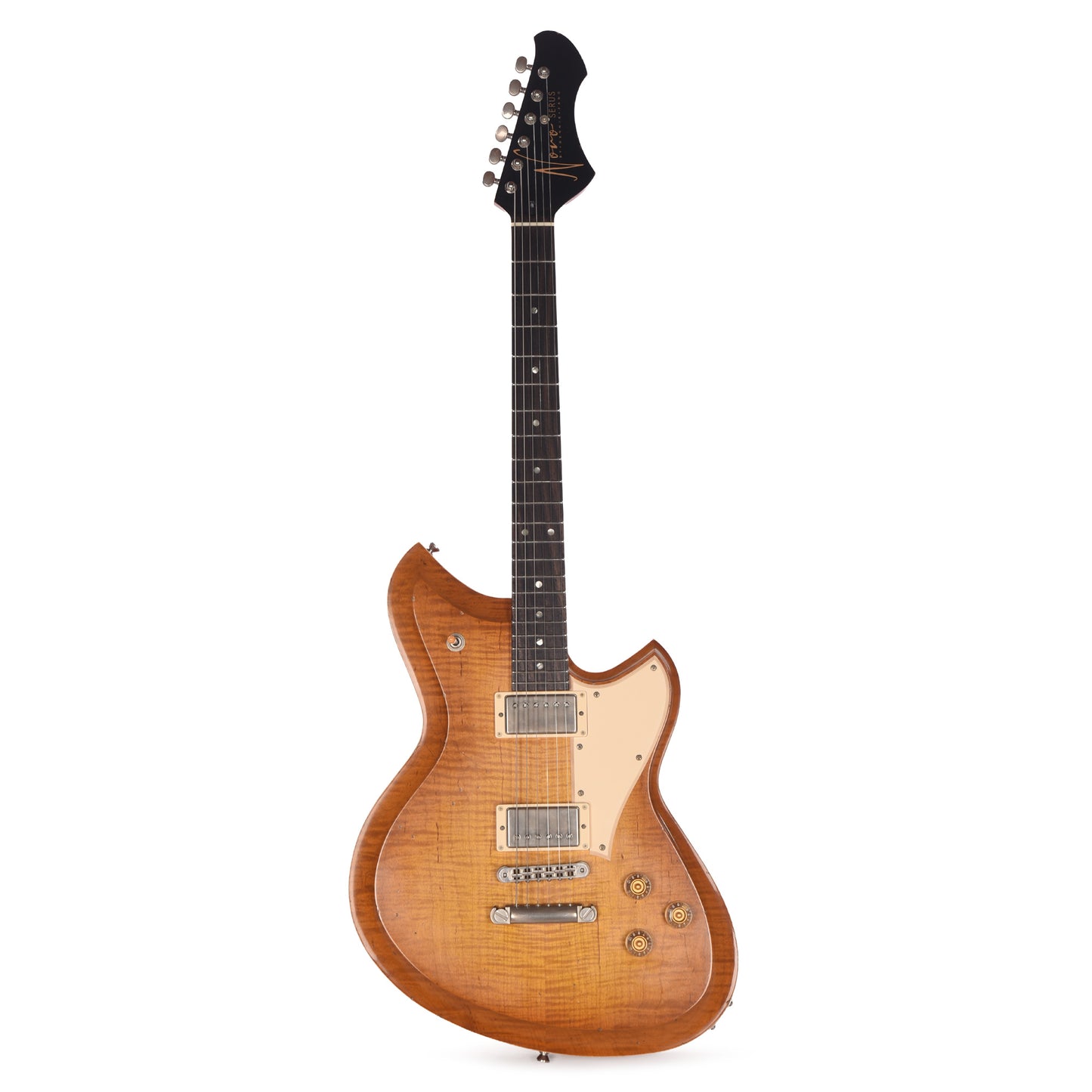 Novo Dealer Limited Serus Chambered H2 Faded Tea Burst Light Distress w/Lollar Low-Wind Imperials Electric Guitars / Solid Body