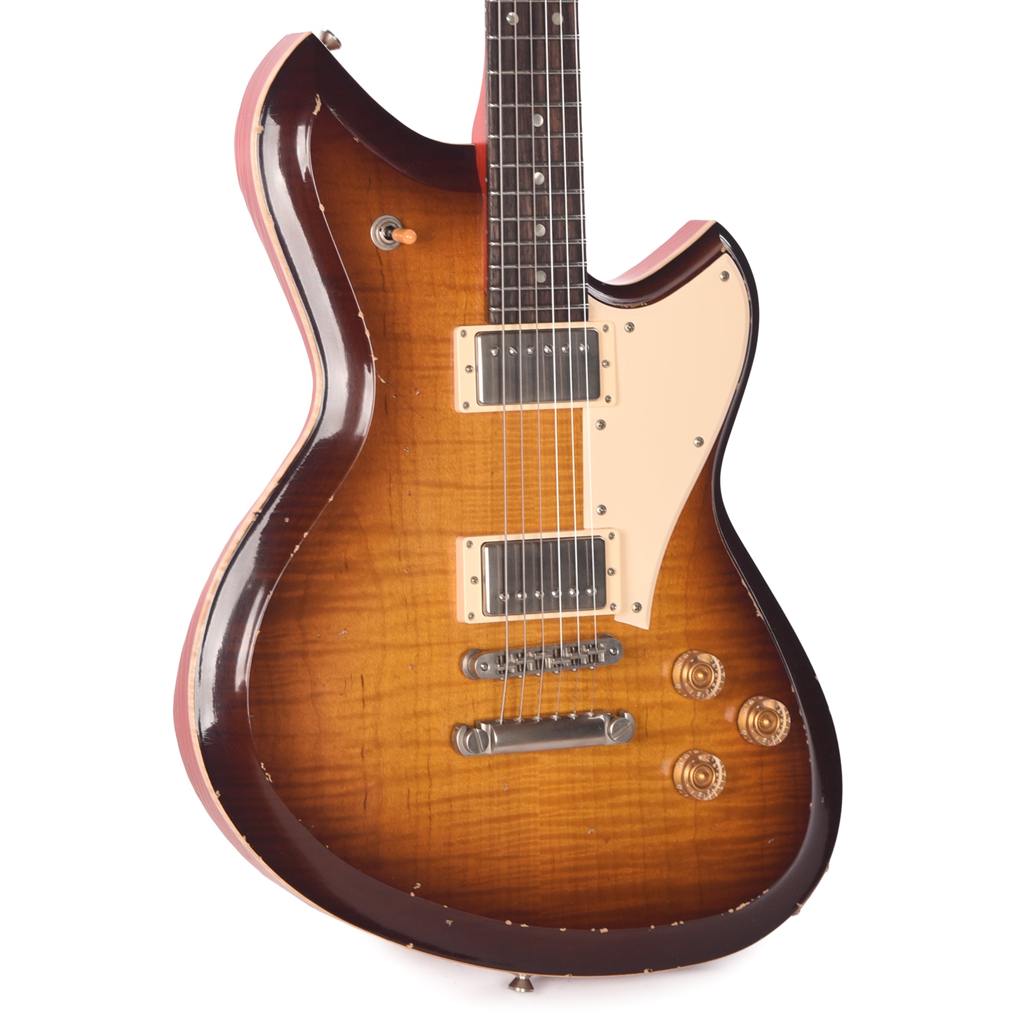 Novo Dealer Limited Serus Chambered H2 Tobacco Burst Light Distress w/Lollar Low-Wind Imperials (Displayed at NAMM 2026, Signed by Dennis Fano) Electric Guitars / Solid Body