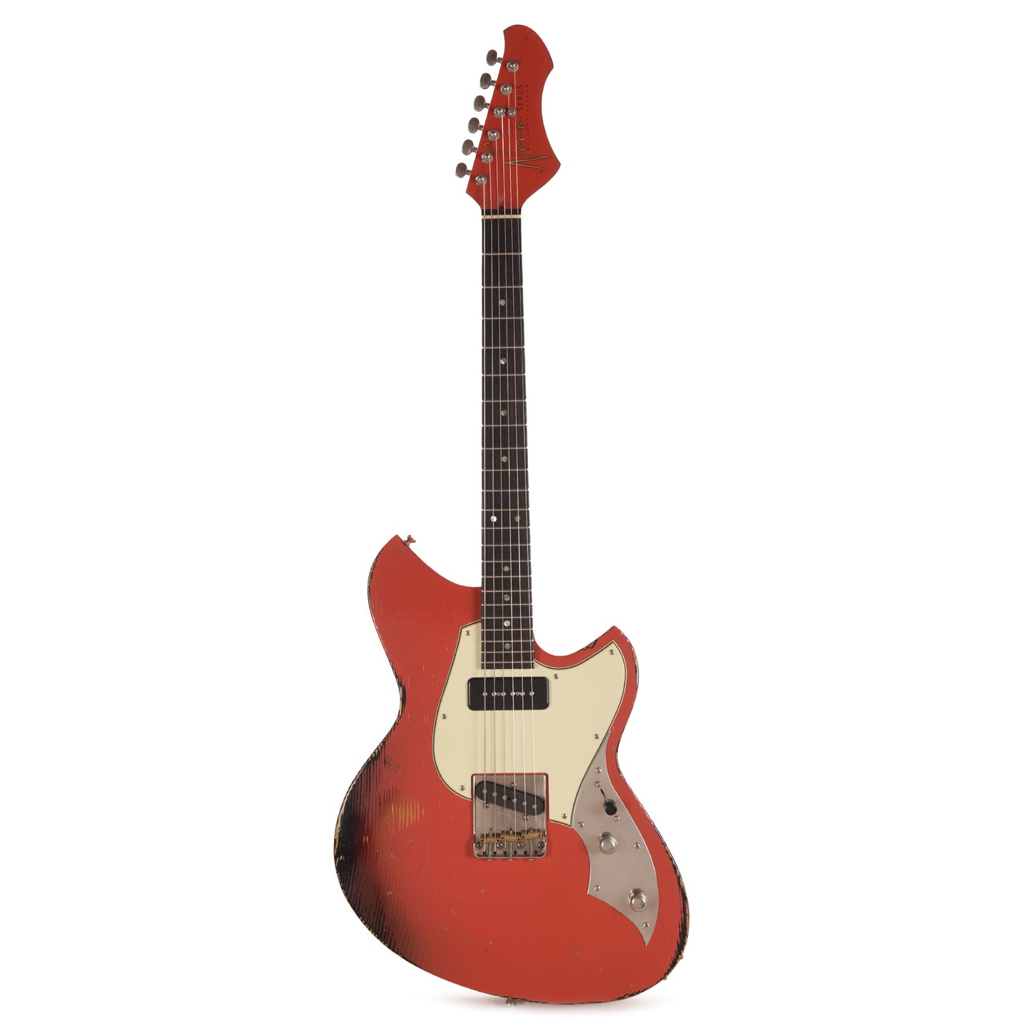 Novo Dealer Limited Serus T Fiesta Red over '64 3-Tone Burst Medium Distress  w/Fralin High Output Tele Pickups Electric Guitars / Solid Body