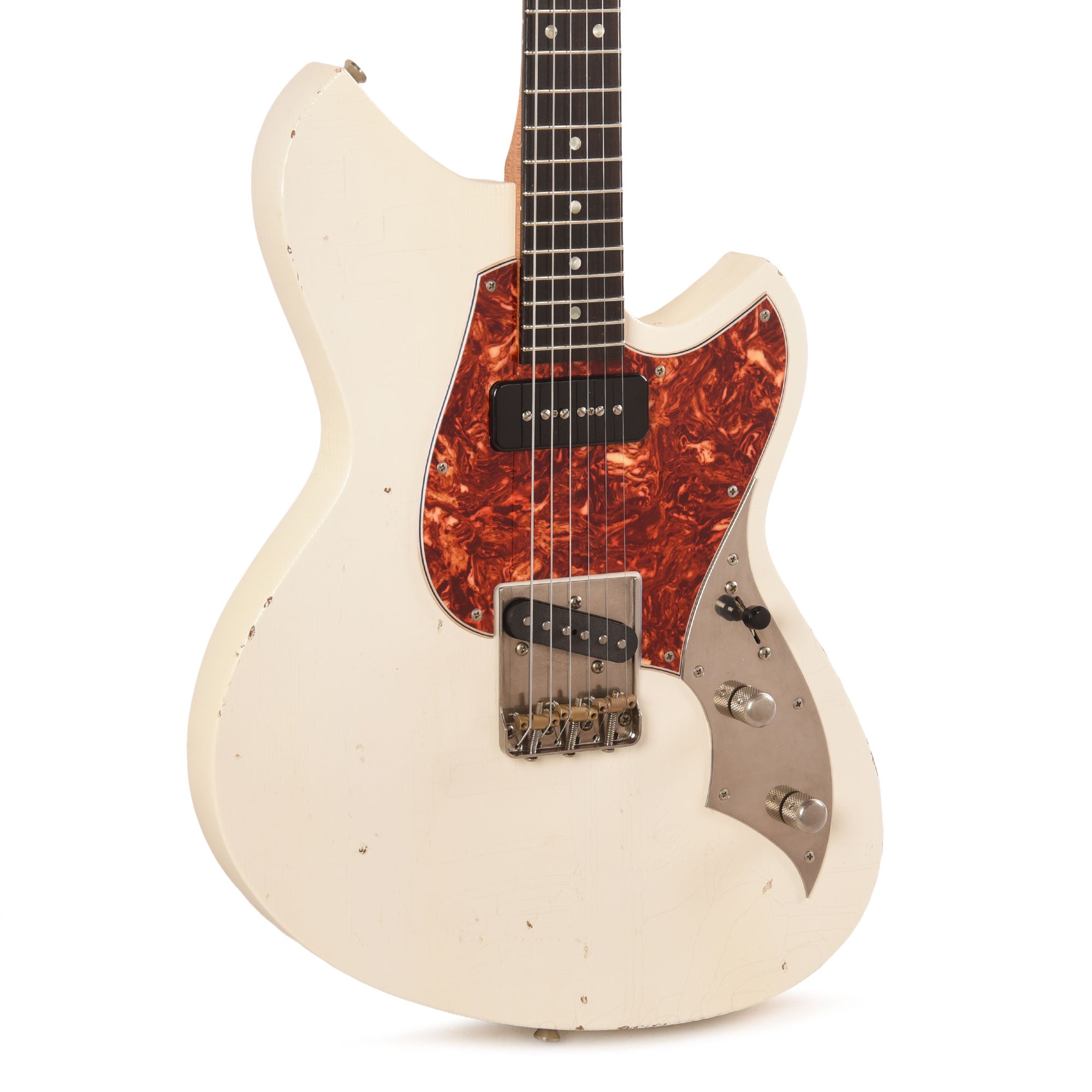 Novo Dealer Limited Serus T Olympic White Light Distress  w/Fralin High Output Tele Pickups Electric Guitars / Solid Body