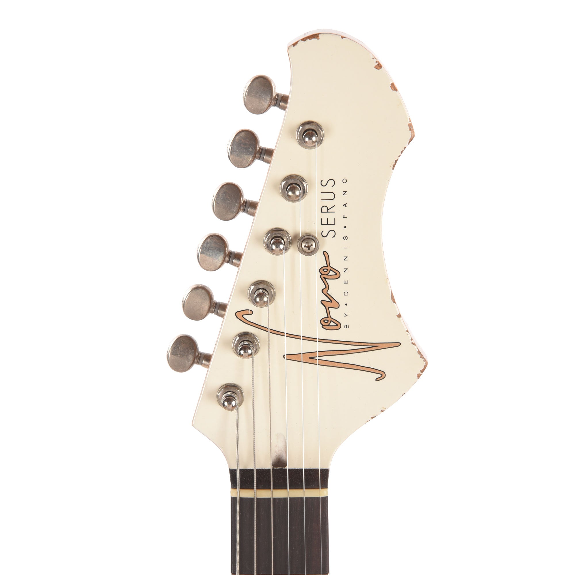 Novo Dealer Limited Serus T Olympic White Light Distress  w/Fralin High Output Tele Pickups Electric Guitars / Solid Body