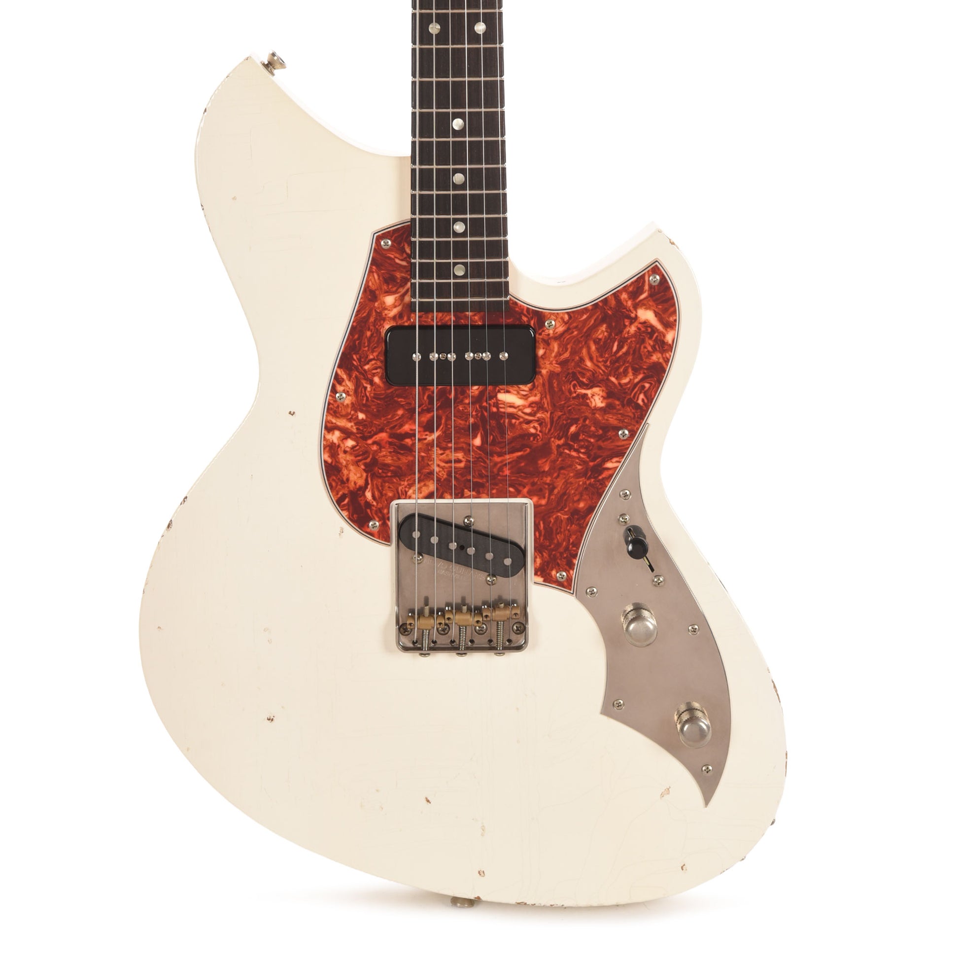 Novo Dealer Limited Serus T Olympic White Light Distress  w/Fralin High Output Tele Pickups Electric Guitars / Solid Body