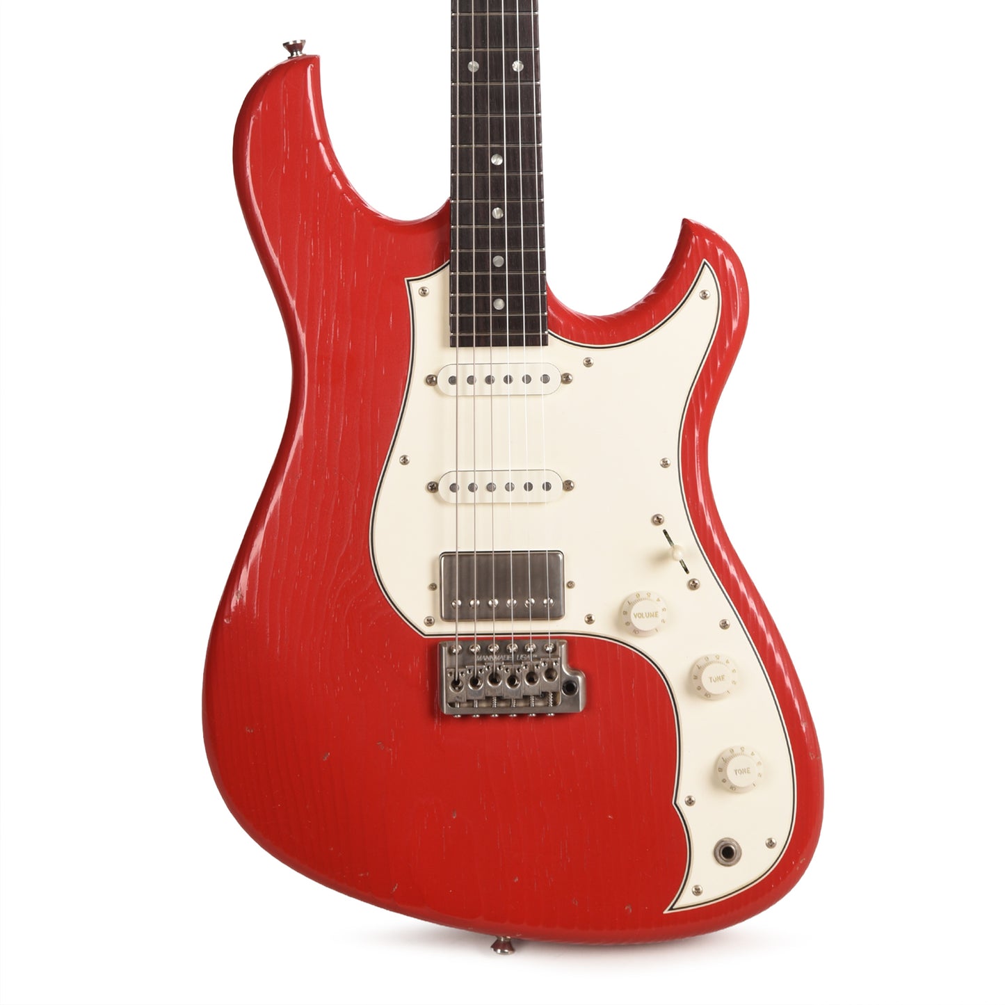 Novo Idris HSS Light Distress Dakota Red w/Fralin Pickups Electric Guitars / Solid Body