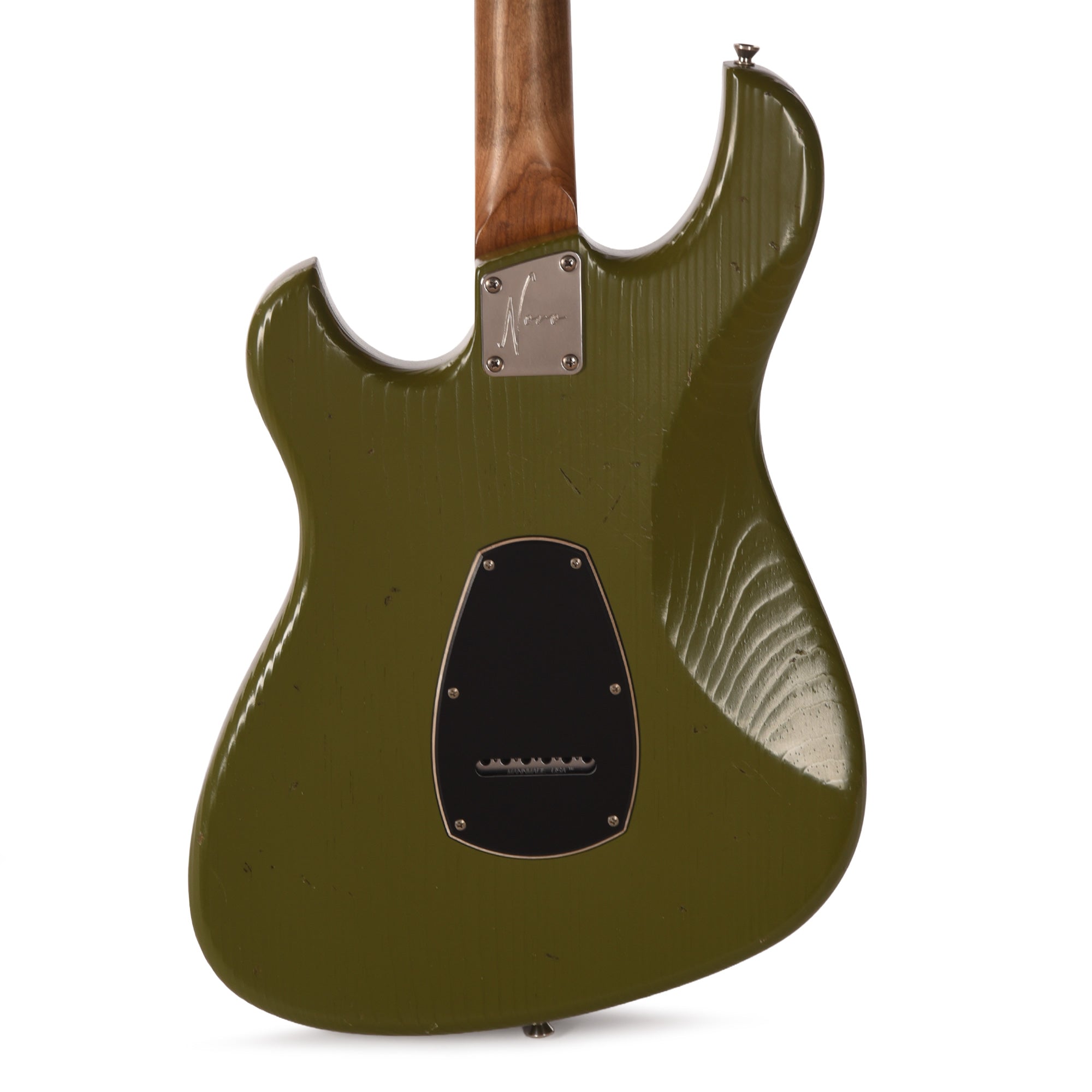 Novo Idris HSS Light Distress Uffington Green w/Fralin Modern PAF/Vintage Hot Strat Pickups Electric Guitars / Solid Body
