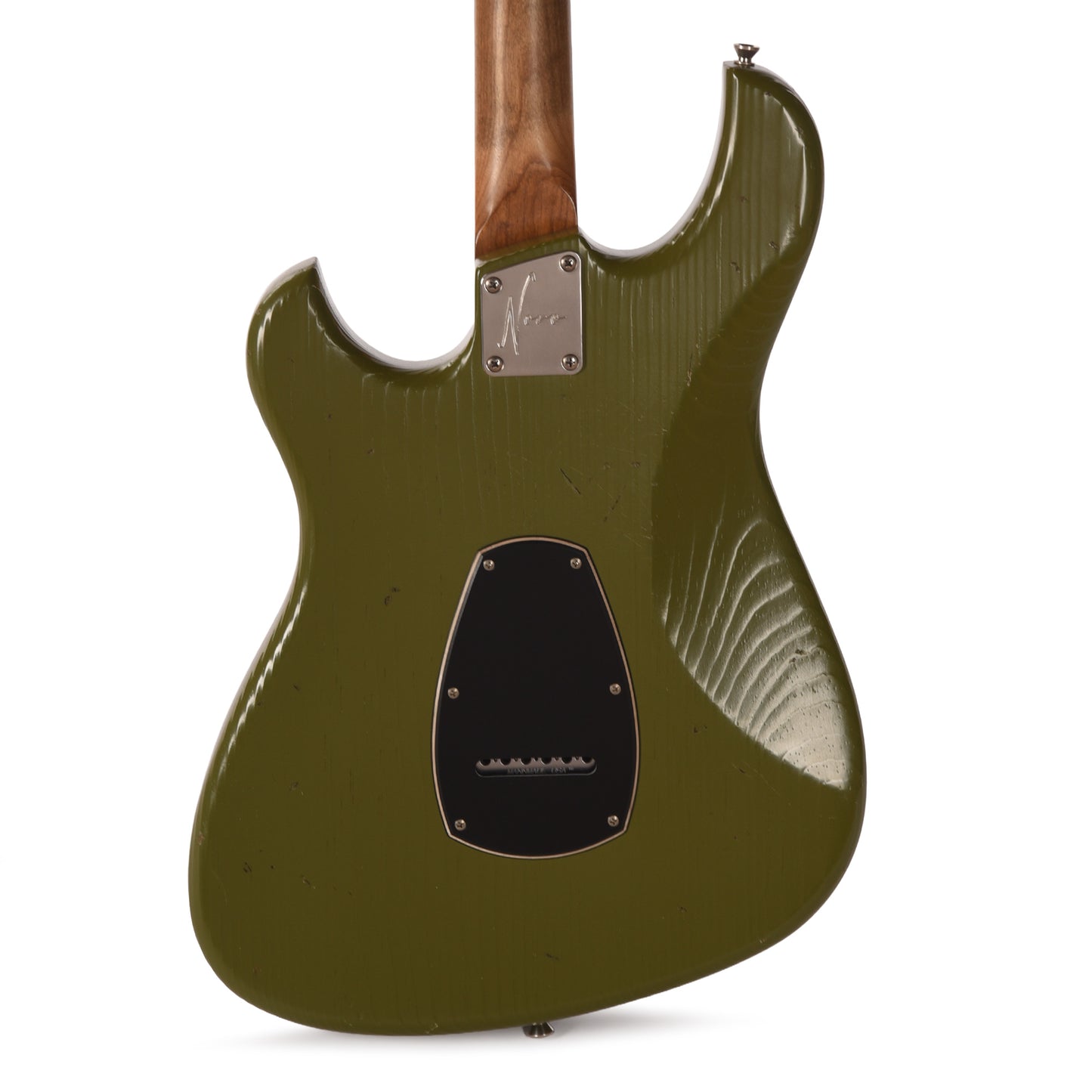 Novo Idris HSS Light Distress Uffington Green w/Fralin Modern PAF/Vintage Hot Strat Pickups Electric Guitars / Solid Body
