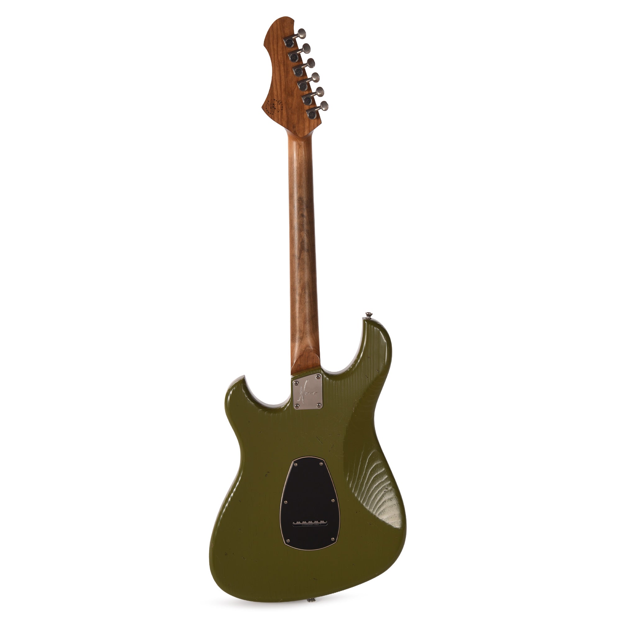 Novo Idris HSS Light Distress Uffington Green w/Fralin Modern PAF/Vintage Hot Strat Pickups Electric Guitars / Solid Body