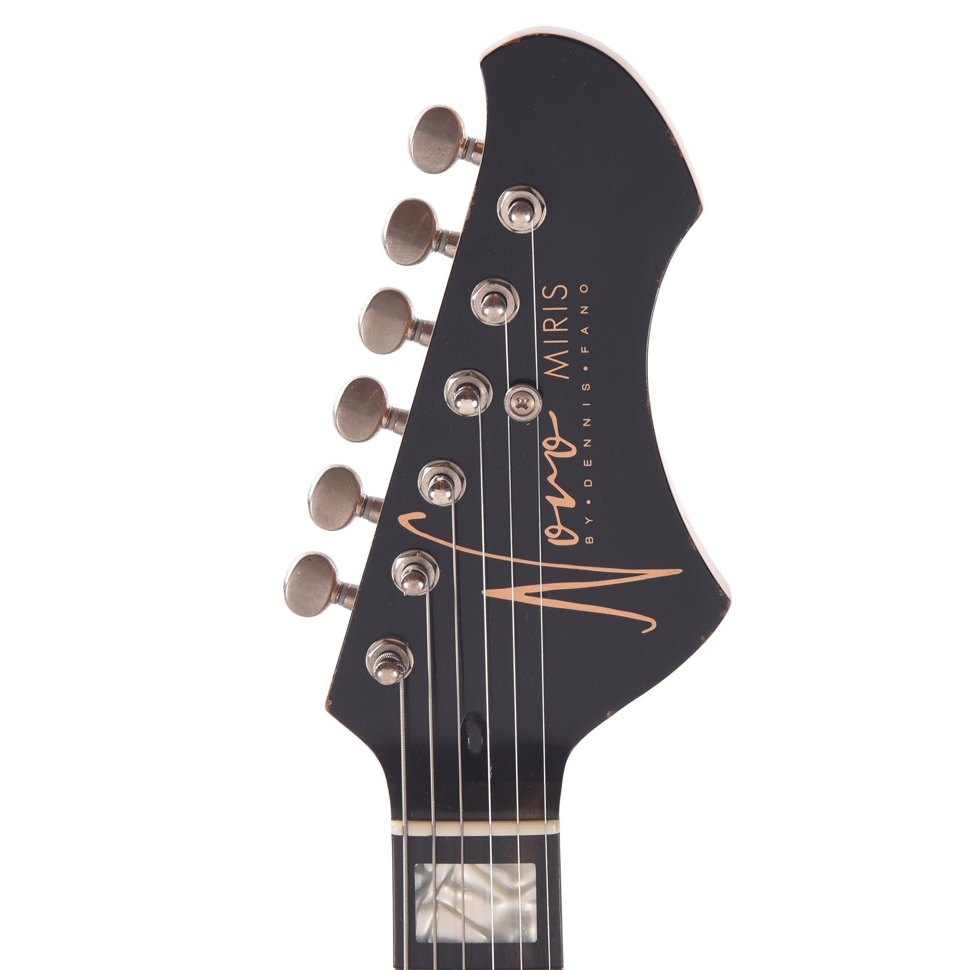 Novo Miris H2 Light Distress Pelham Burst w/Fralin Pure PAFs & Matching Headstock Electric Guitars / Solid Body