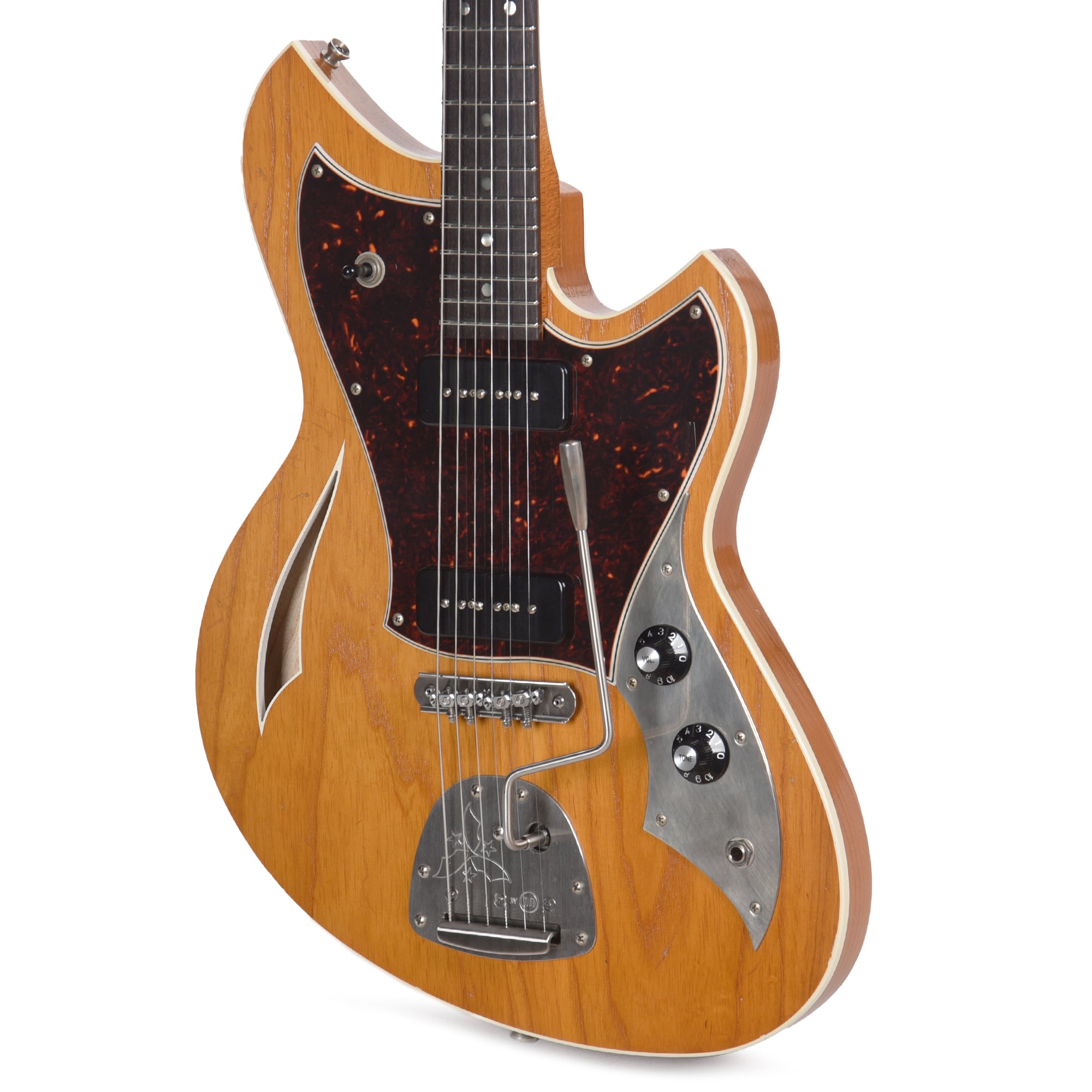 Novo Miris J Amber Light Distress w/Fralin P-90 Pickups Electric Guitars / Solid Body