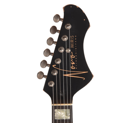 Novo Miris J Light Distress Bull Black w/Fralin P-90s Electric Guitars / Solid Body