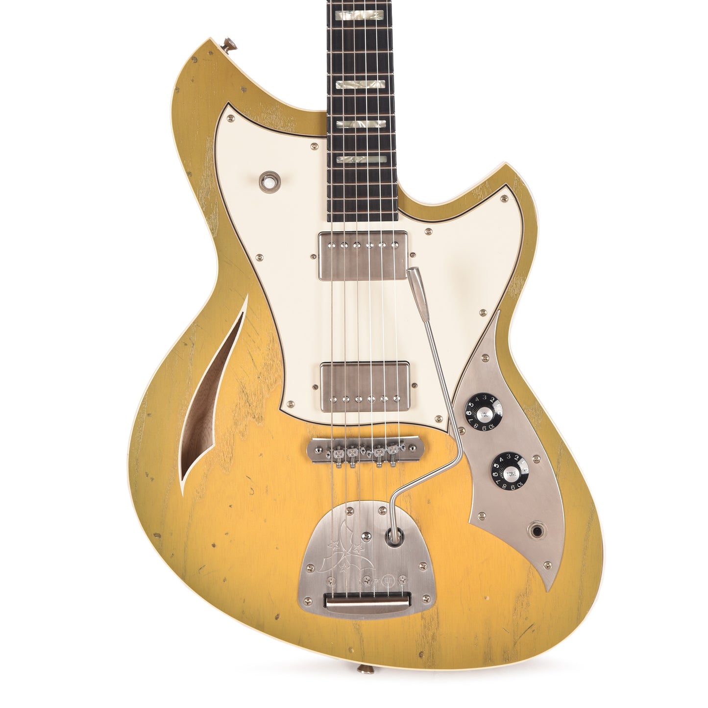 Novo Miris JHH Light Distress Royal Olive Burst w/Fralin Pure PAFs & Matching Headstock Electric Guitars / Solid Body