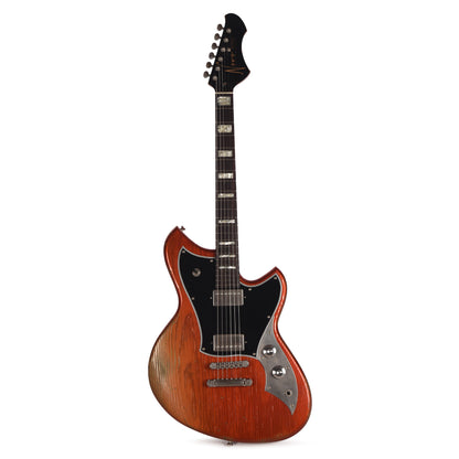 Novo Serus H2 Faded Sparkling Burgundy Medium Distress w/ Fralin Modern PAF Pickups Electric Guitars / Solid Body