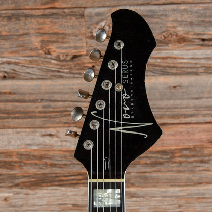 Novo Serus H2 Silver Sparkle over Bull Black Electric Guitars / Solid Body