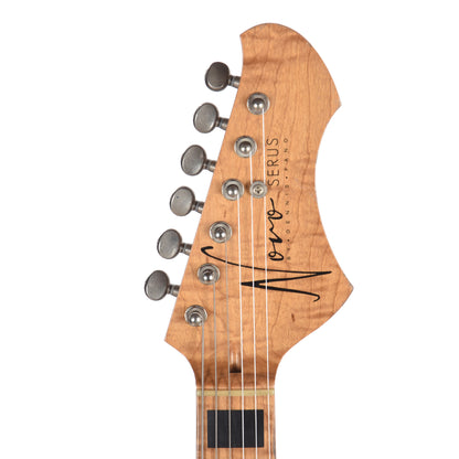 Novo Serus J 2-Tone Burst Light Distress w/Black Block Inlays & Fralin P-90 Pickups Electric Guitars / Solid Body