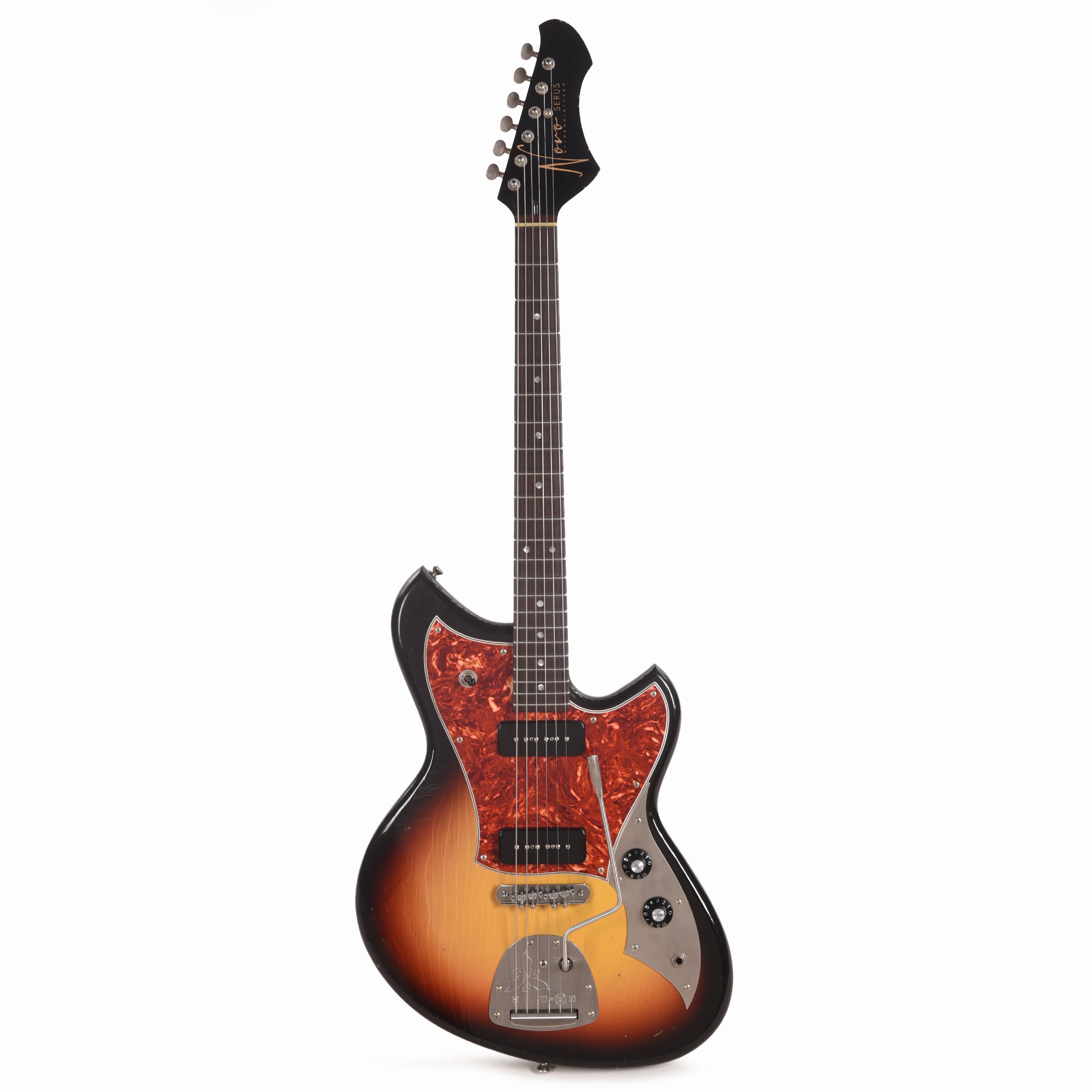 Novo Serus J '64 3-Tone Burst Light Distress w/Fralin P-90 Pickups Electric Guitars / Solid Body
