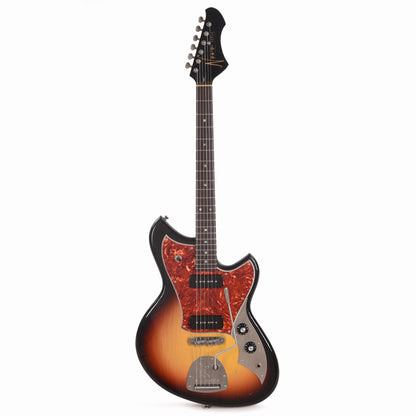 Novo Serus J '64 3-Tone Burst Light Distress w/Fralin P-90 Pickups Electric Guitars / Solid Body