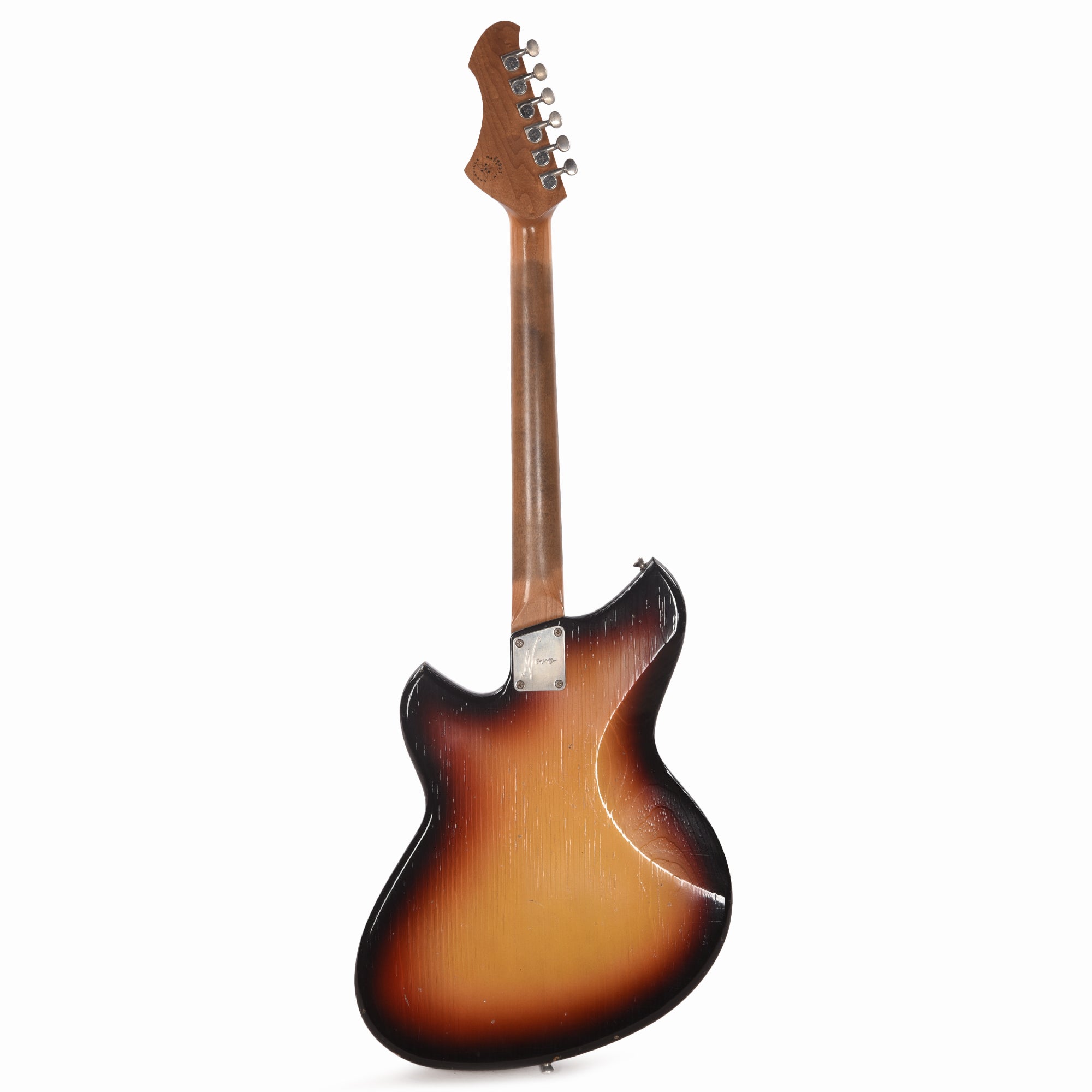Novo Serus J '64 3-Tone Burst Light Distress w/Fralin P-90 Pickups Electric Guitars / Solid Body