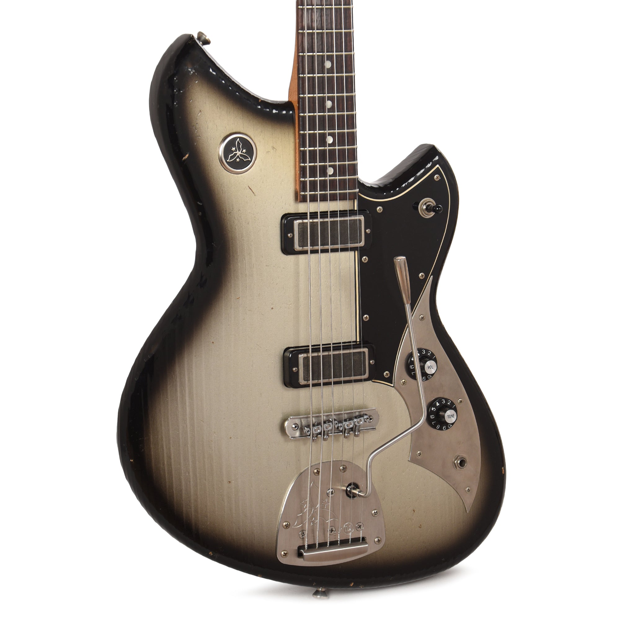 Novo Serus J Baritone Inca Burst Light Distress w/Lollar Mini-Broilers Electric Guitars / Solid Body