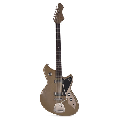 Novo Serus J Baritone Wrapped In Grey Light Distress w/Lollar Mini-Broilers Electric Guitars / Solid Body