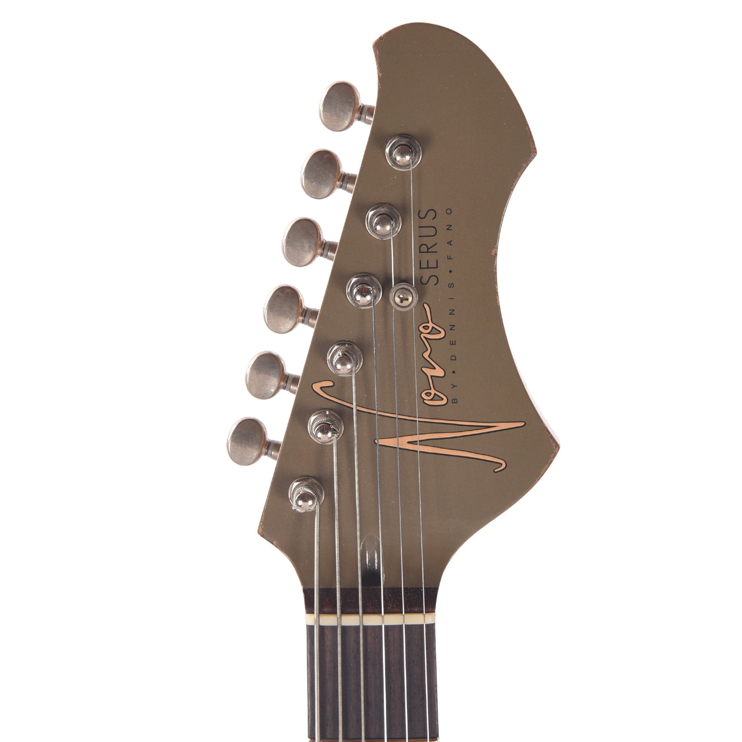 Novo Serus J Baritone Wrapped In Grey Light Distress w/Lollar Mini-Broilers Electric Guitars / Solid Body