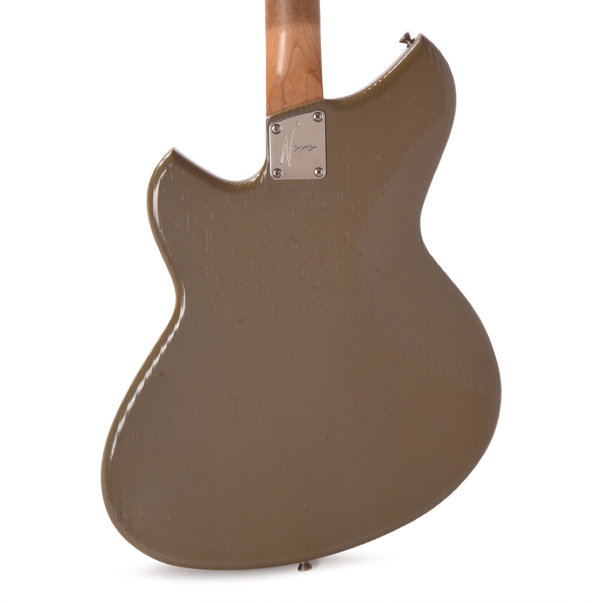 Novo Serus J Baritone Wrapped In Grey Light Distress w/Lollar Mini-Broilers Electric Guitars / Solid Body
