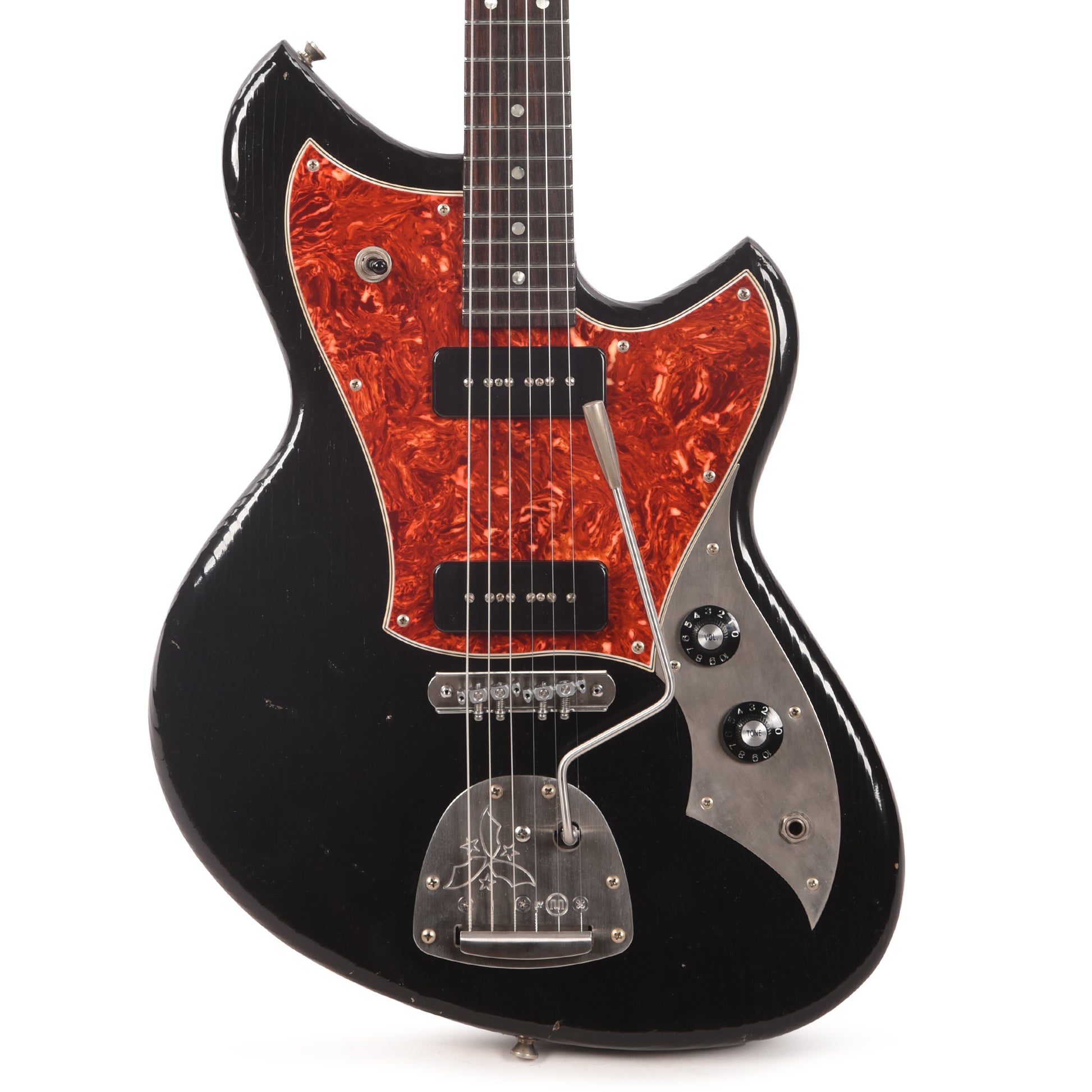 Novo Serus J Bull Black Light Distress w/Fralin P-90 Pickups Electric Guitars / Solid Body