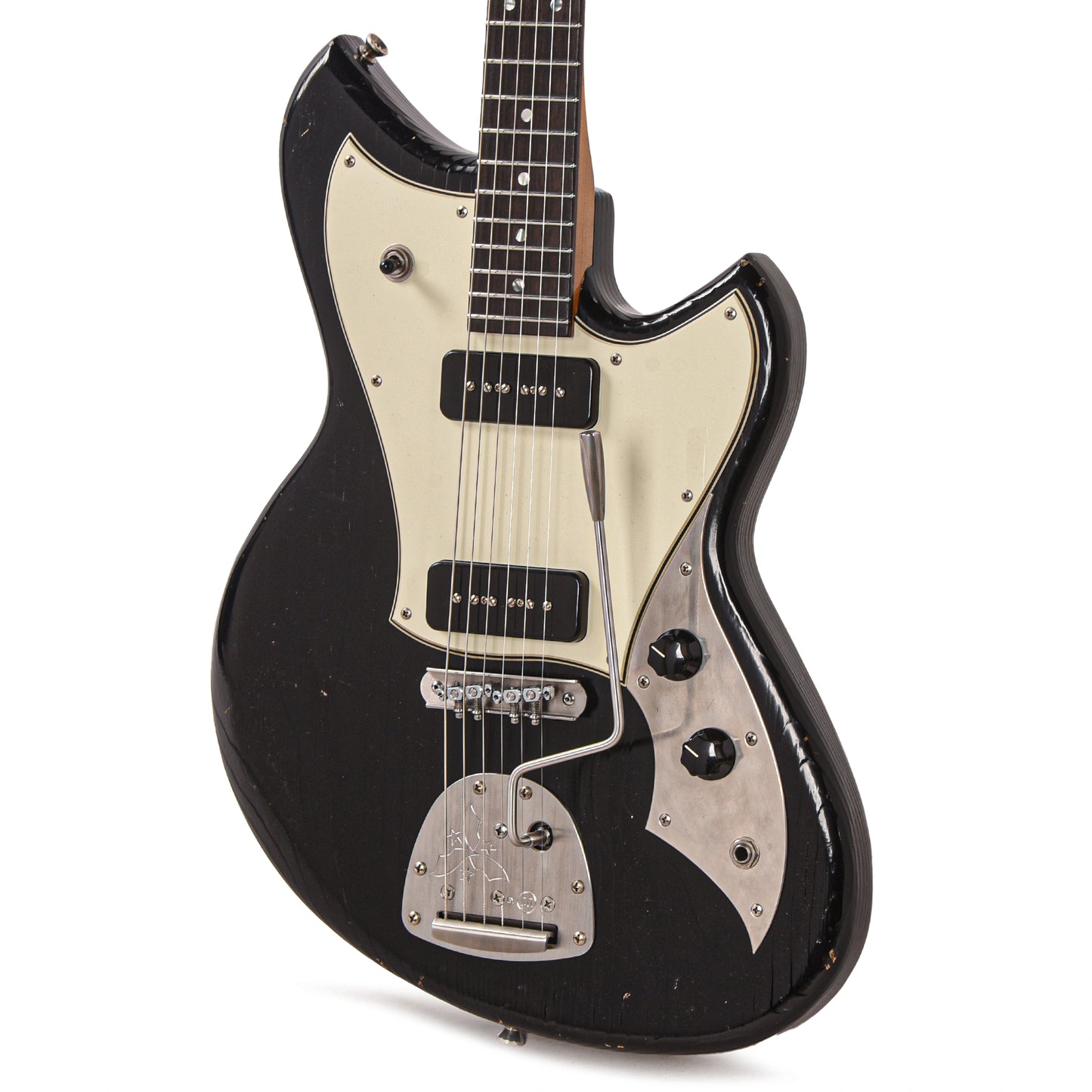 Novo Serus J Bull Black Light Distress w/Fralin P-90 Pickups Electric Guitars / Solid Body