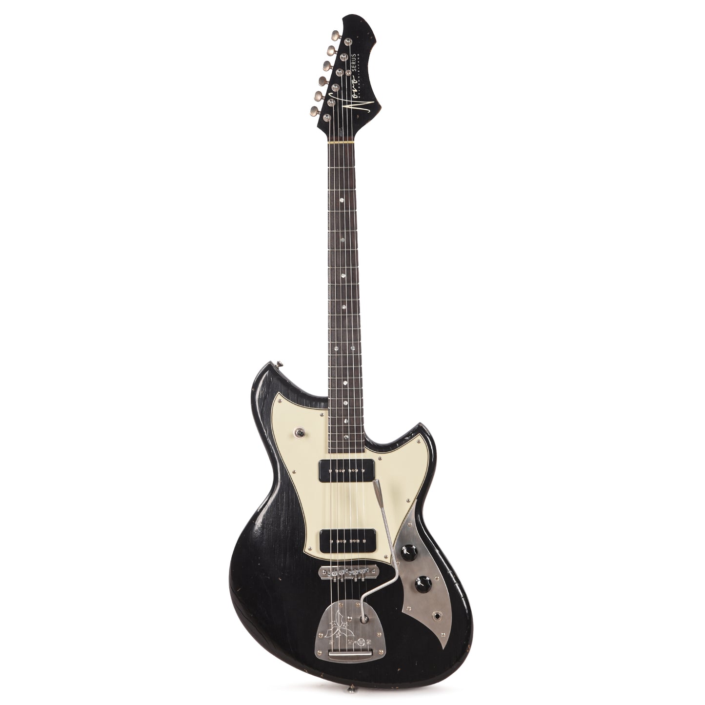 Novo Serus J Bull Black Light Distress w/Fralin P-90 Pickups Electric Guitars / Solid Body