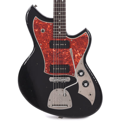 Novo Serus J Bull Black Light Relic w/Fralin P-90 Pickups Electric Guitars / Solid Body