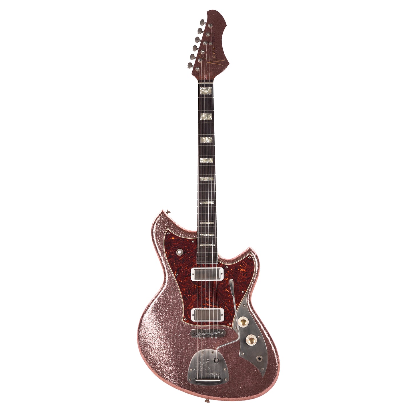 Novo Serus J Burgundy Sparkle Extra Light Distress w/Lollar Firebird Pickups (Displayed at NAMM 2026, Signed by Dennis Fano) Electric Guitars / Solid Body