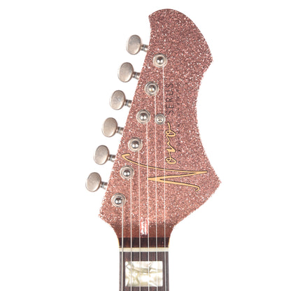Novo Serus J Burgundy Sparkle Extra Light Distress w/Lollar Firebird Pickups (Displayed at NAMM 2026, Signed by Dennis Fano) Electric Guitars / Solid Body