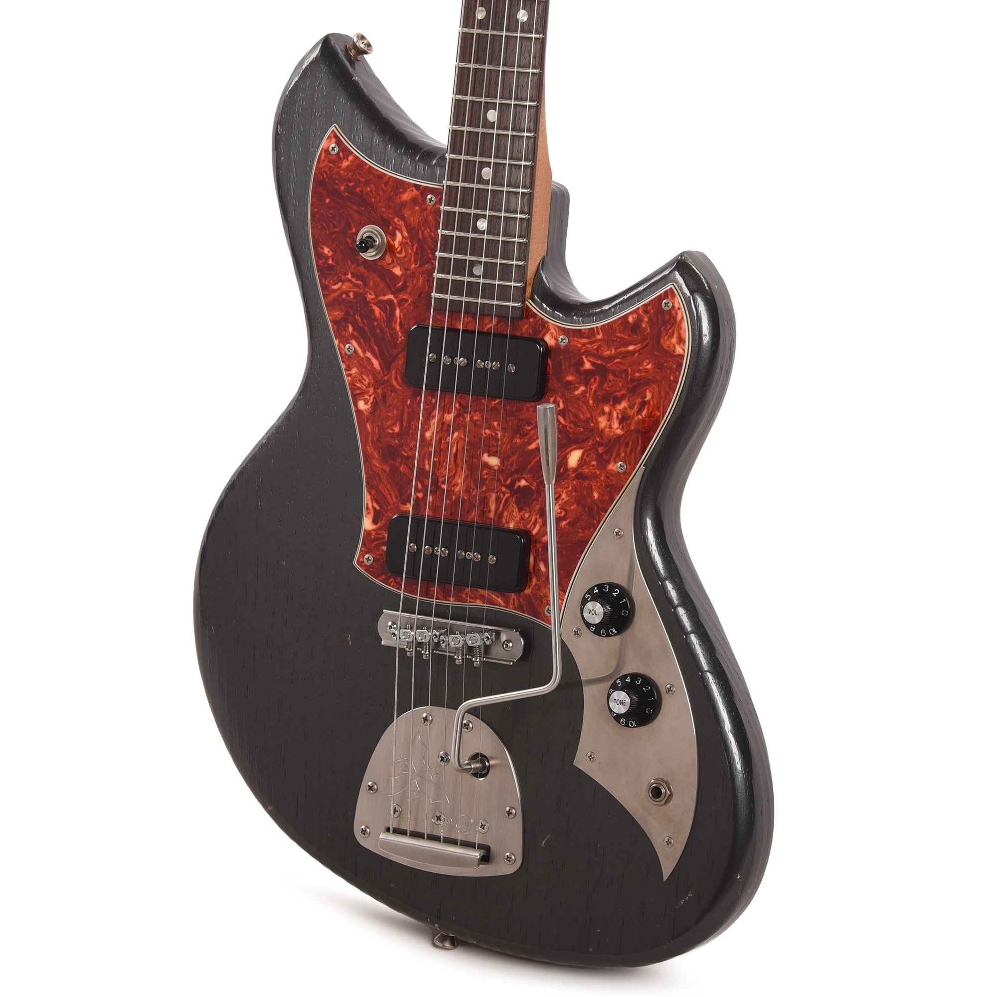 Novo Serus J Charcoal Frost Light Distress w/Fralin P-90 Pickups Electric Guitars / Solid Body