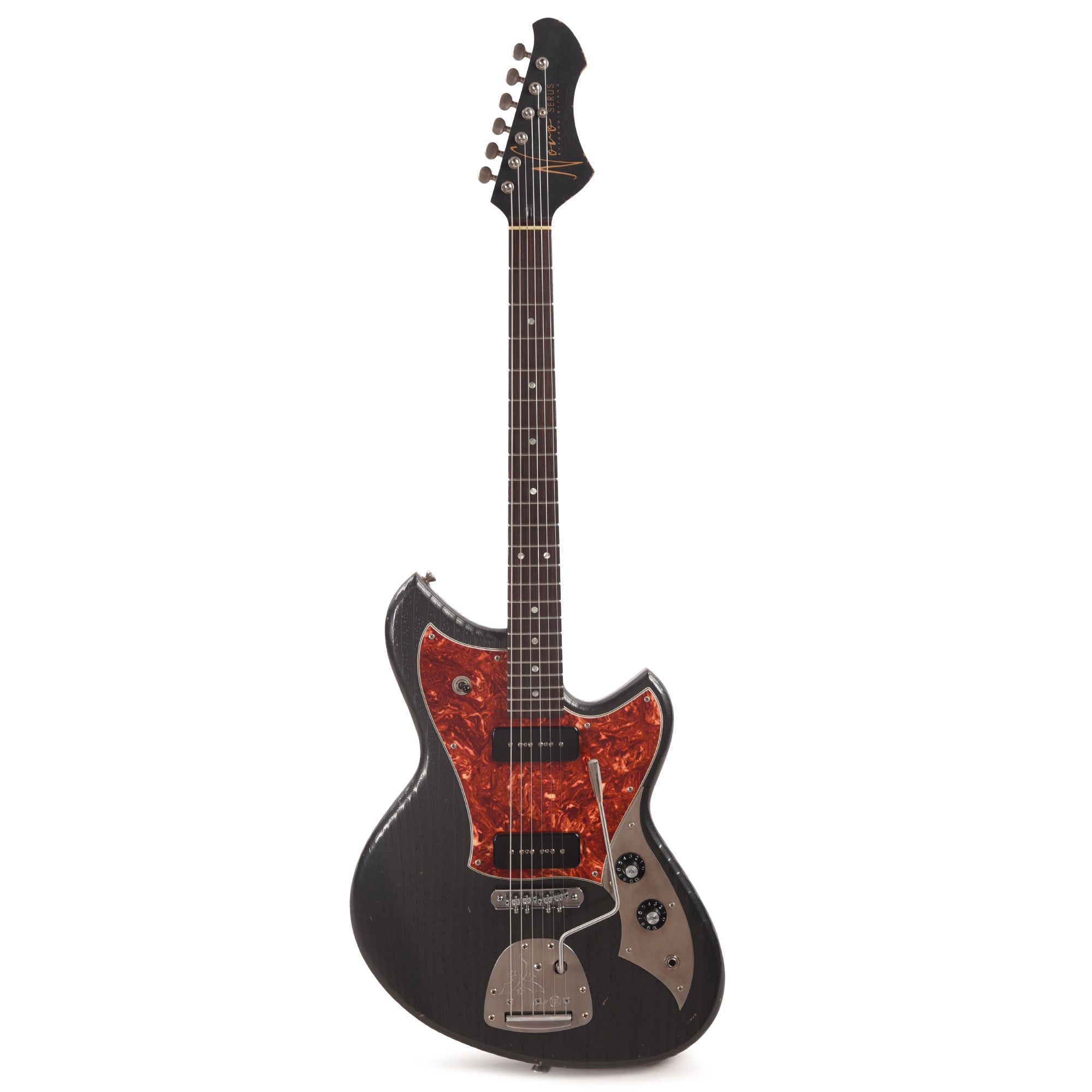 Novo Serus J Charcoal Frost Light Distress w/Fralin P-90 Pickups Electric Guitars / Solid Body