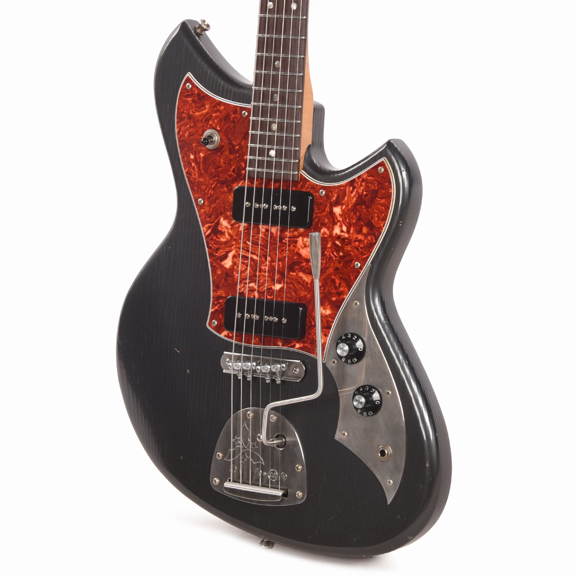 Novo Serus J Charcoal Frost Light Distress w/Fralin P-90 Pickups Electric Guitars / Solid Body