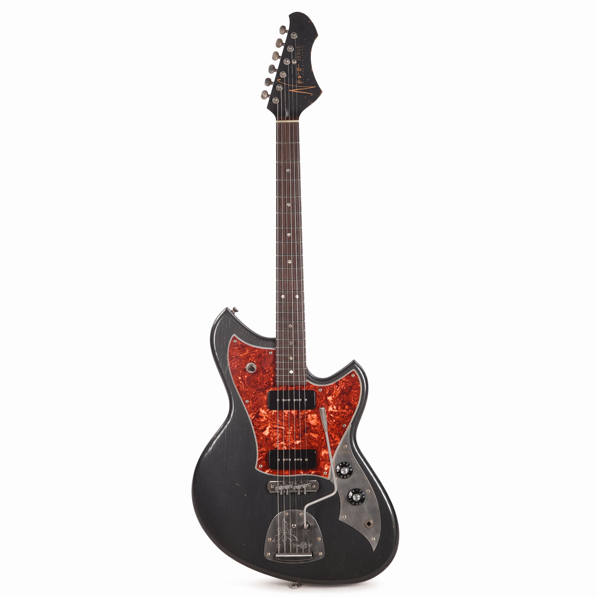 Novo Serus J Charcoal Frost Light Distress w/Fralin P-90 Pickups Electric Guitars / Solid Body