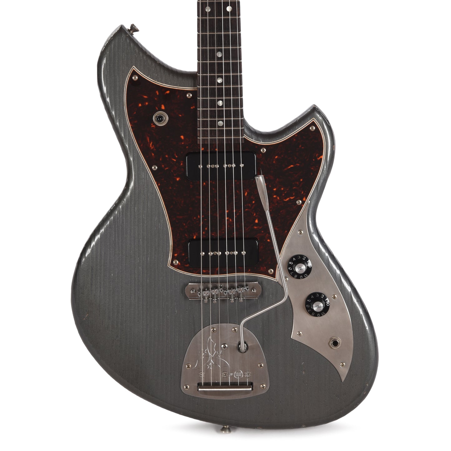 Novo Serus J Charcoal Frost Light Distress w/Fralin P-90 Pickups Electric Guitars / Solid Body