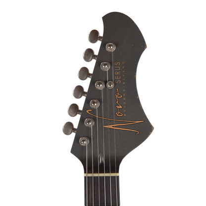 Novo Serus J Charcoal Frost Light Distress w/Fralin P-90 Pickups Electric Guitars / Solid Body
