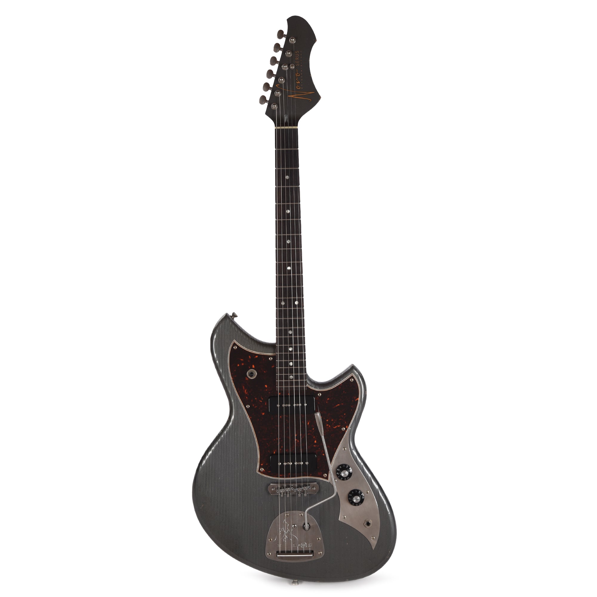 Novo Serus J Charcoal Frost Light Distress w/Fralin P-90 Pickups Electric Guitars / Solid Body