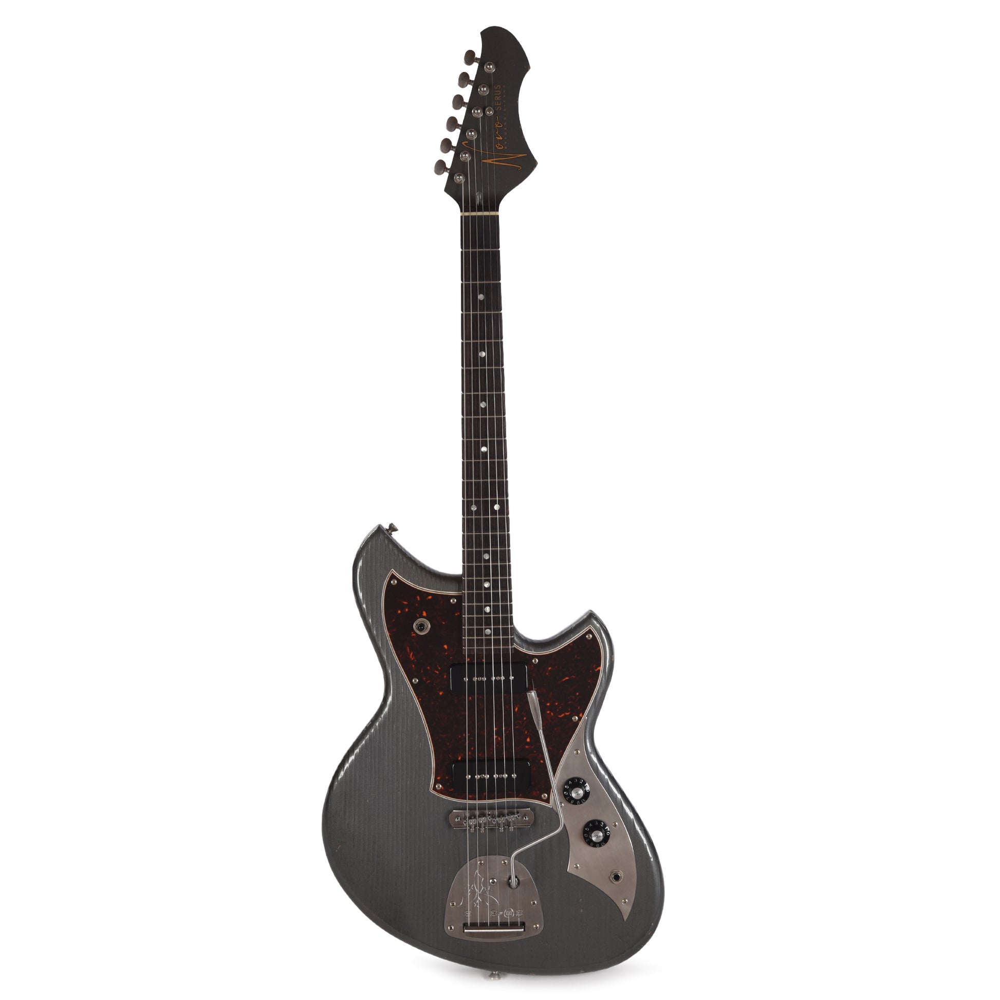 Novo Serus J Charcoal Frost Light Distress w/Fralin P-90 Pickups Electric Guitars / Solid Body