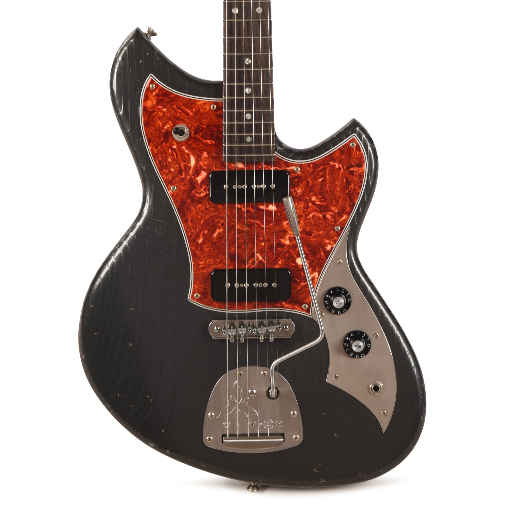 Novo Serus J Charcoal Frost Light Distress w/Fralin P-90 Pickups Electric Guitars / Solid Body